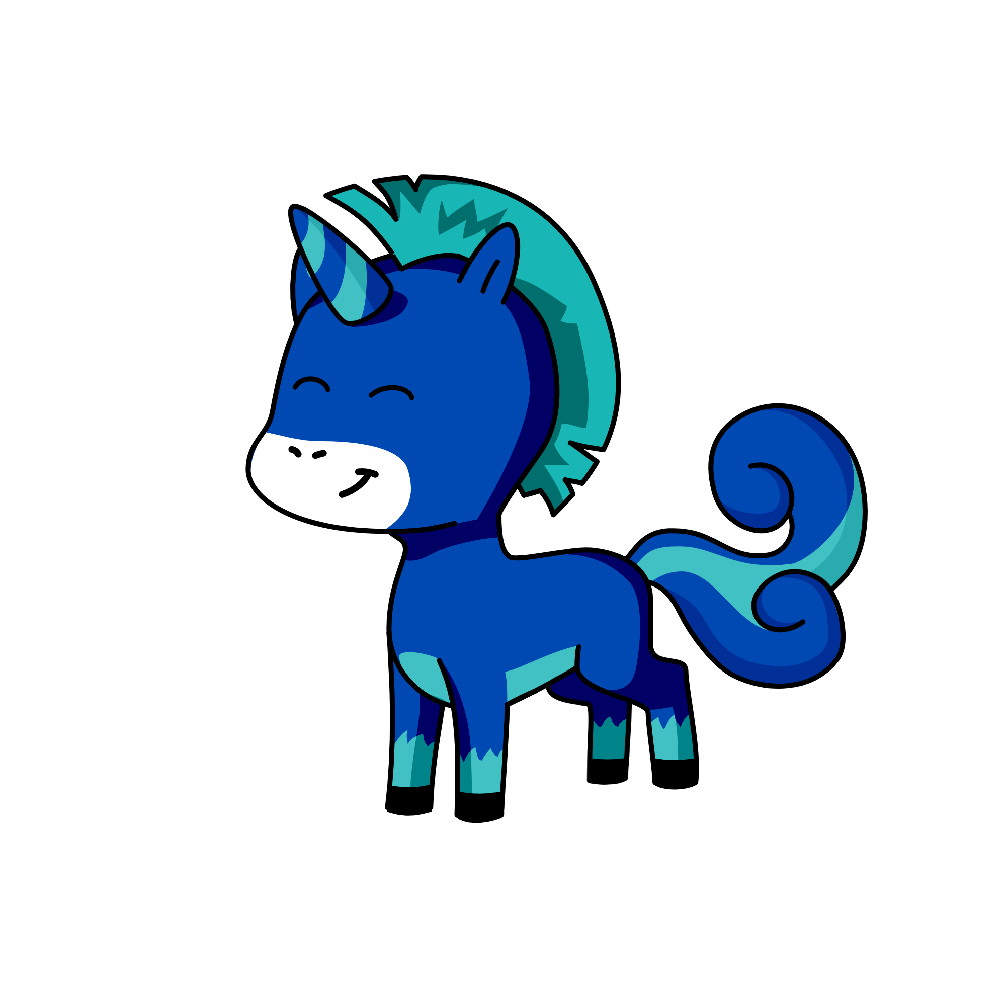 Midnight, the unicorn