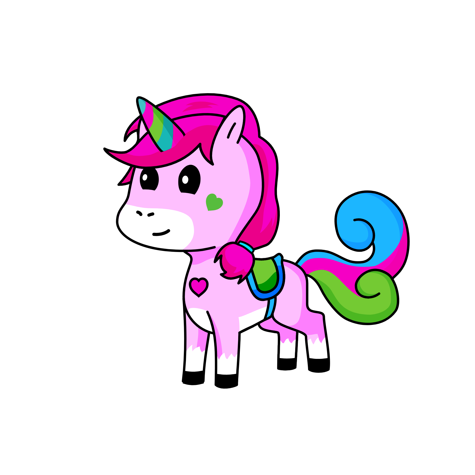 rainbow, the unicorn