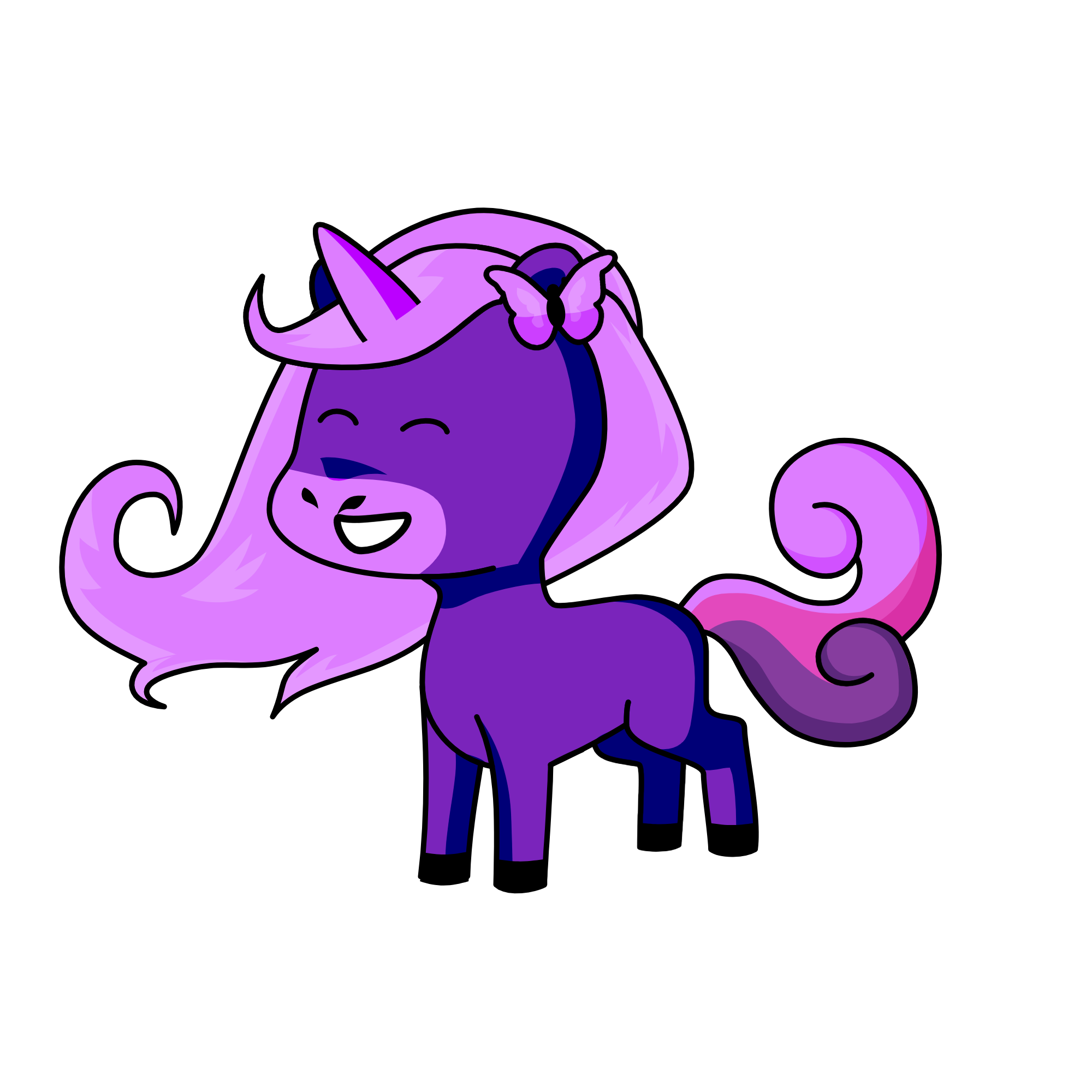purple wurple, the unicorn