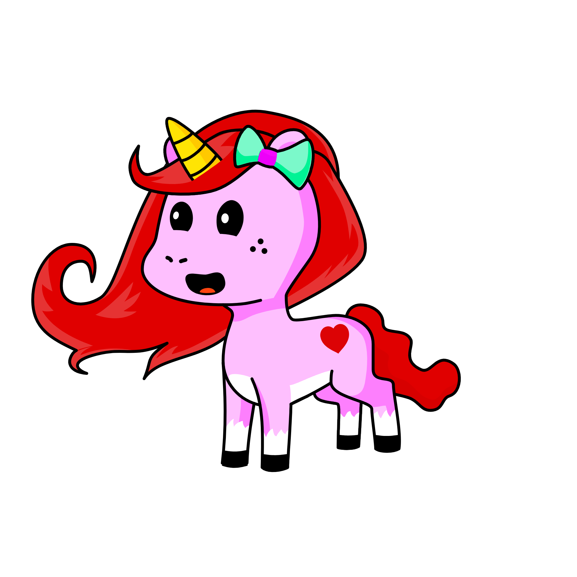 cat, the unicorn