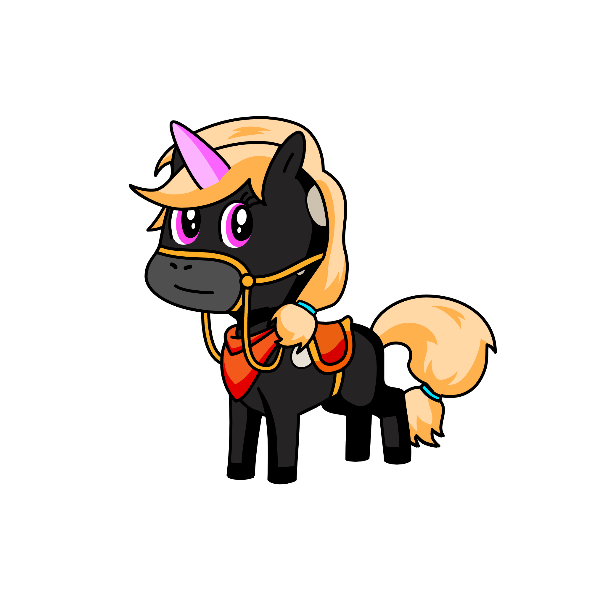 Horse, the unicorn