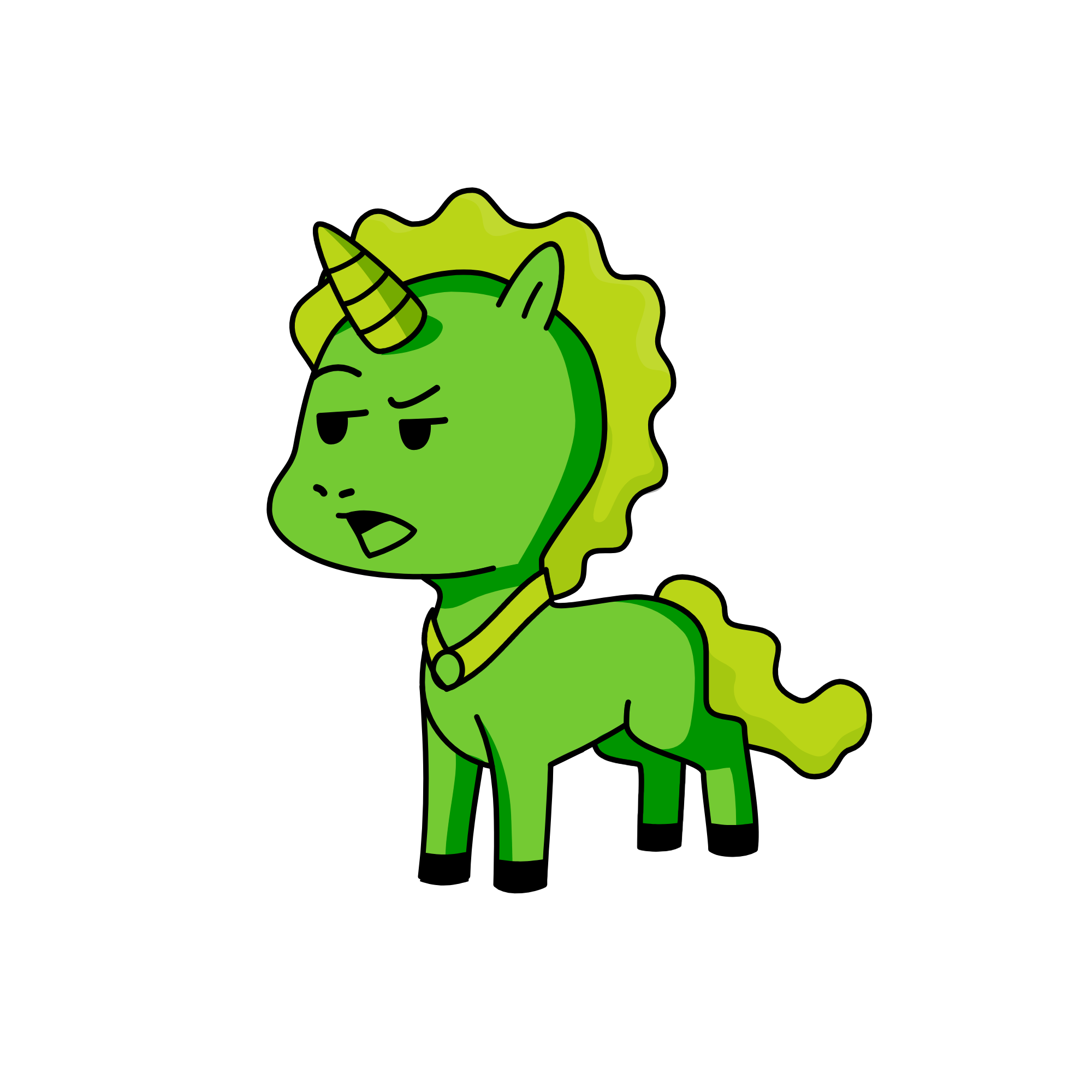 Envy, the unicorn