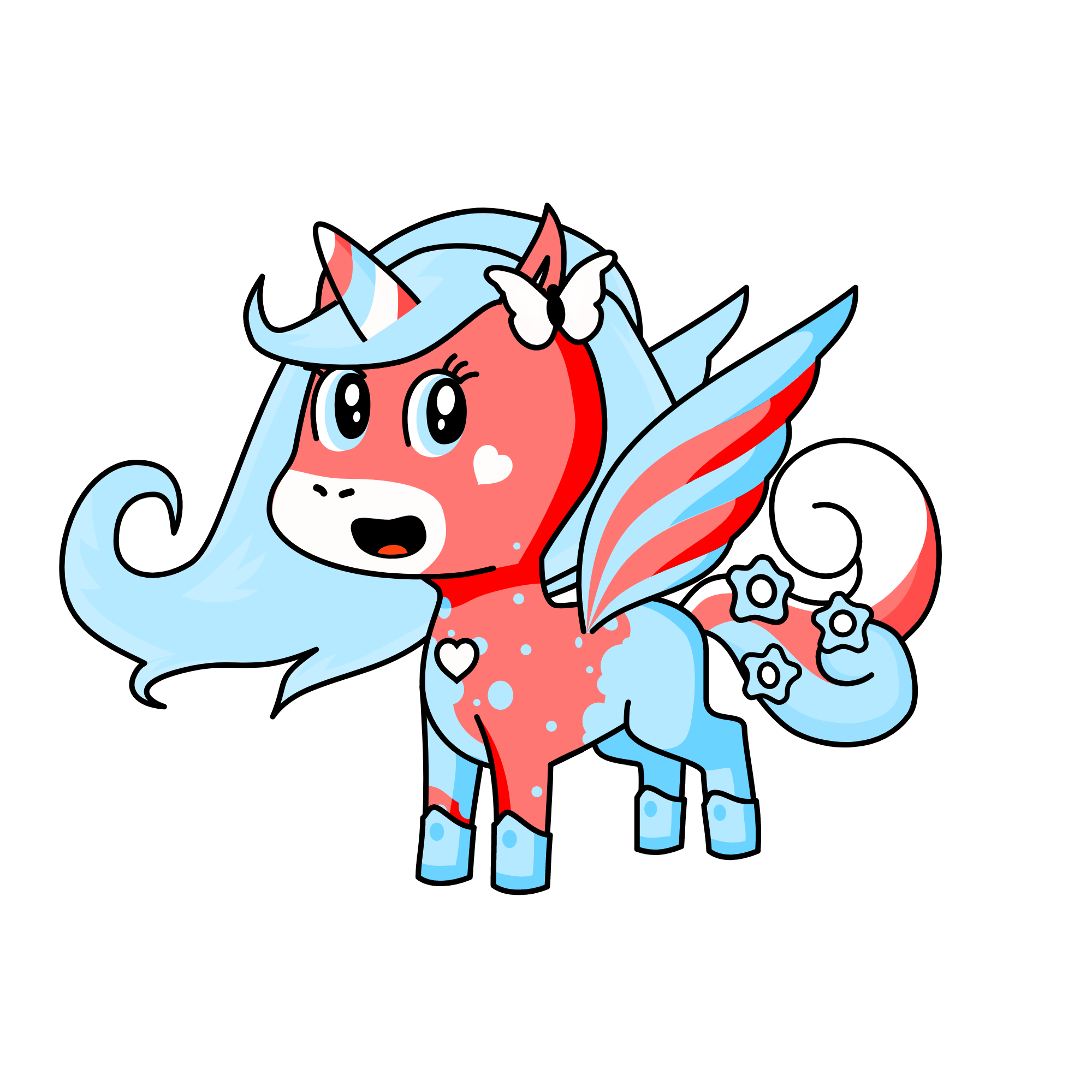 Coral, the unicorn