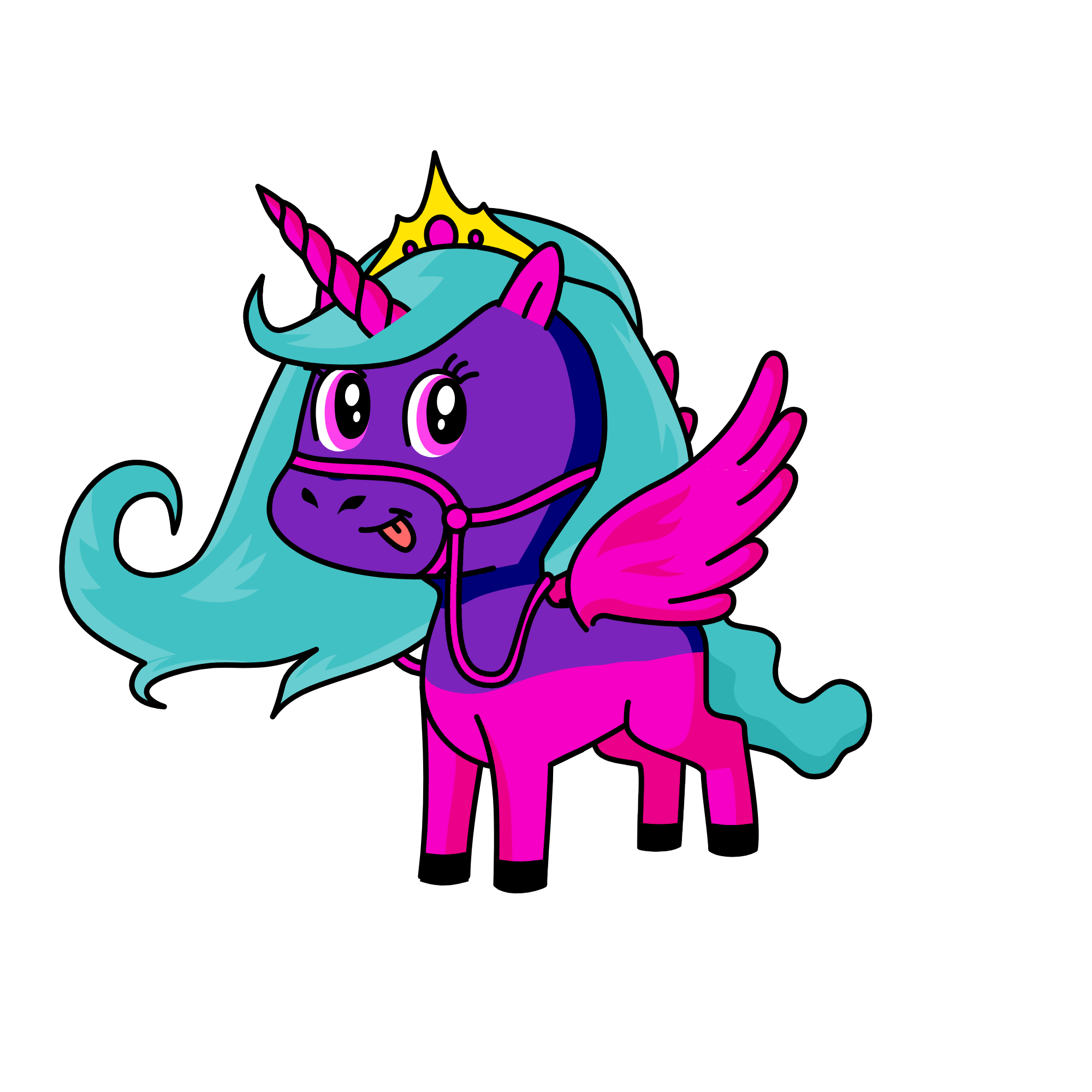 Haly, the unicorn