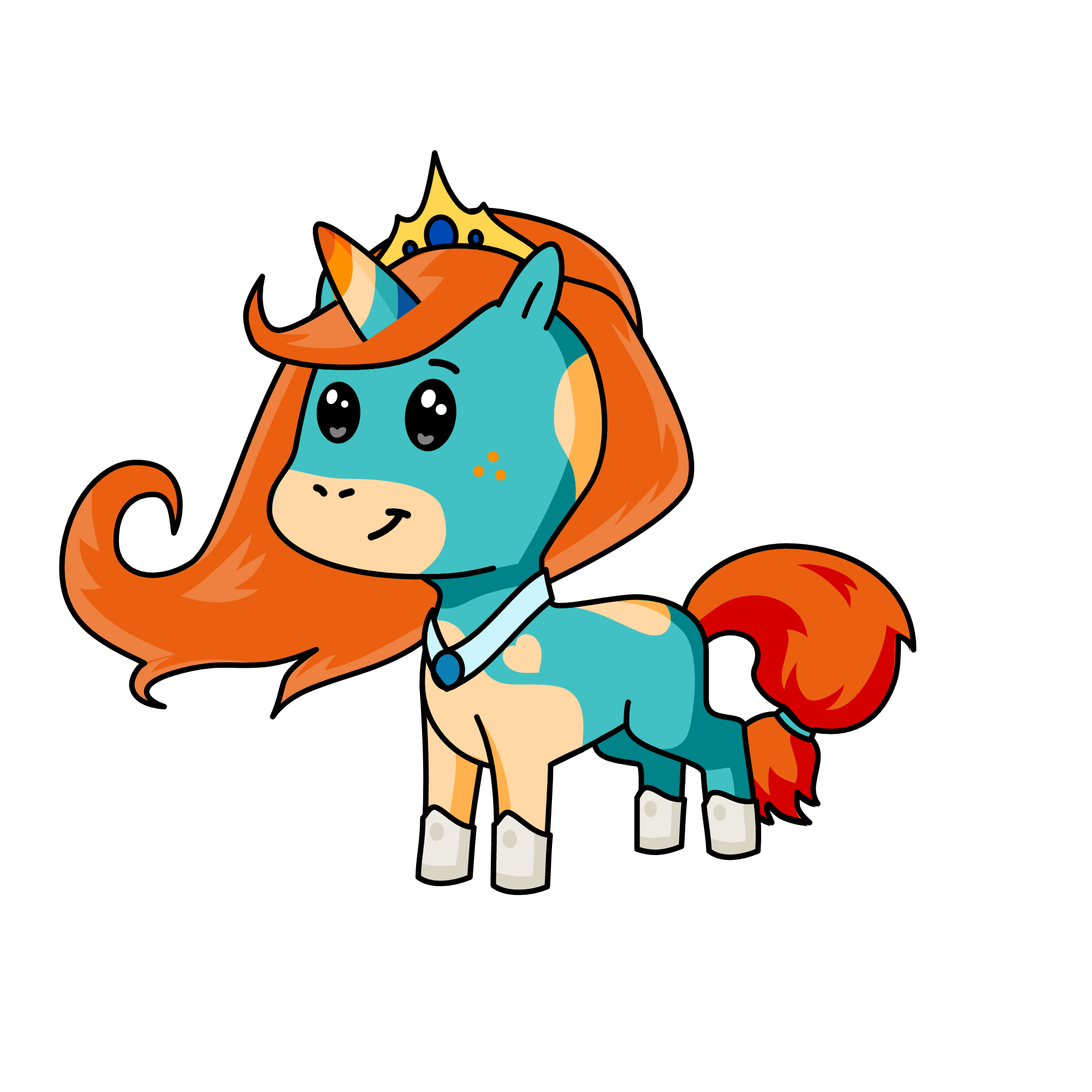 Ariel, the unicorn