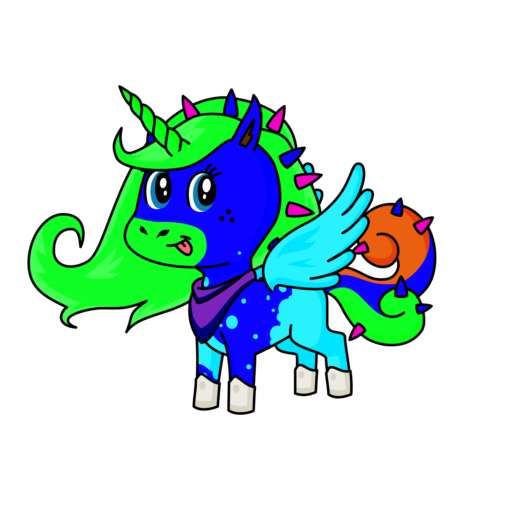 rouge warrior , the unicorn