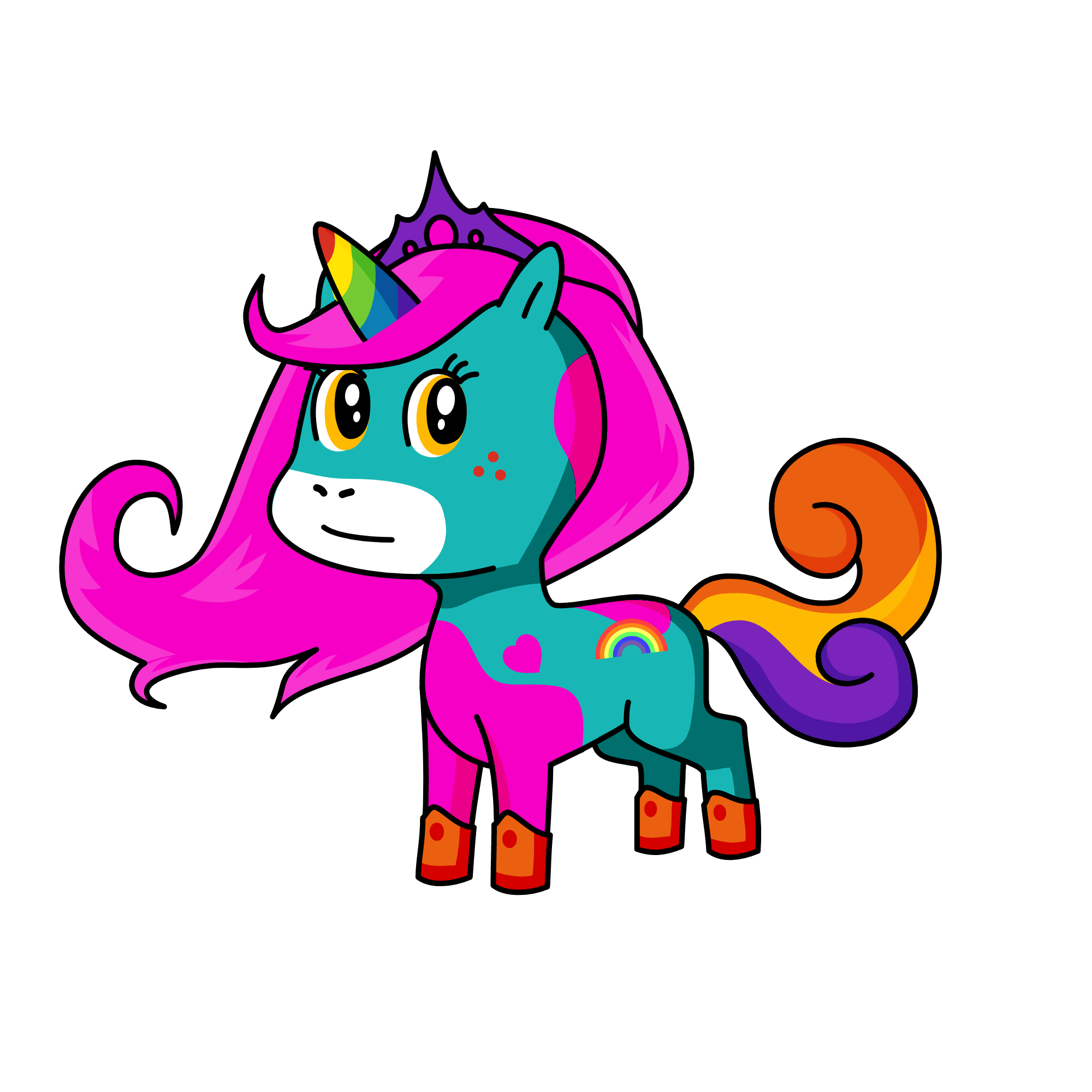 Sparkly Sylveon, the unicorn