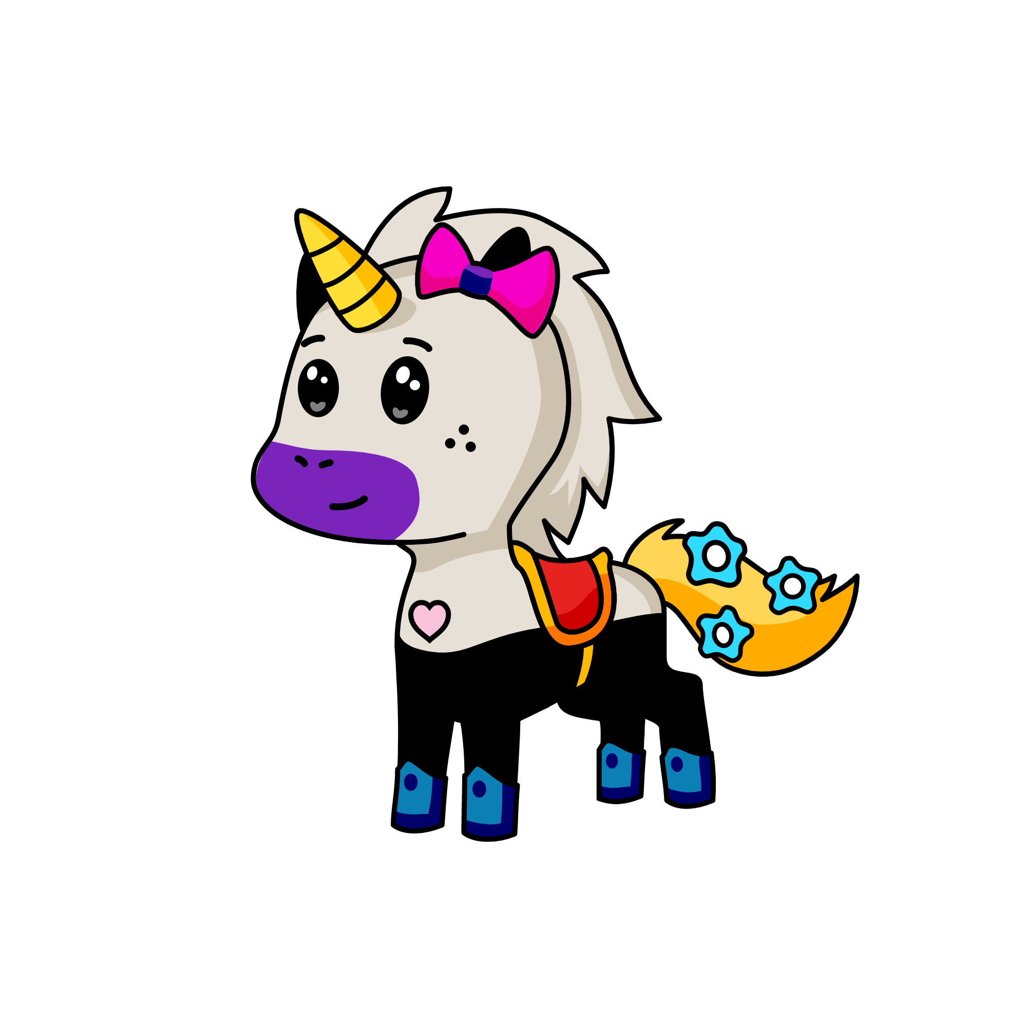 Snowy, the unicorn