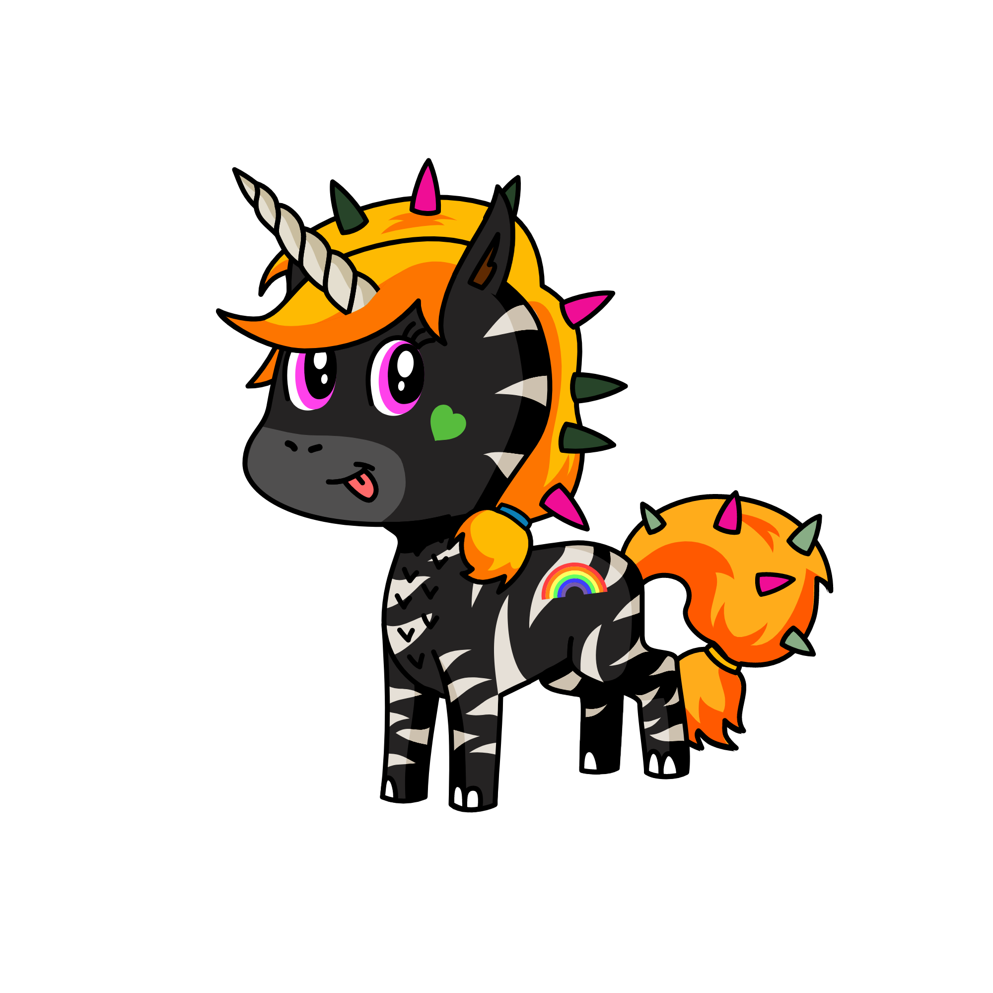 Kaylee 4th grade, the unicorn