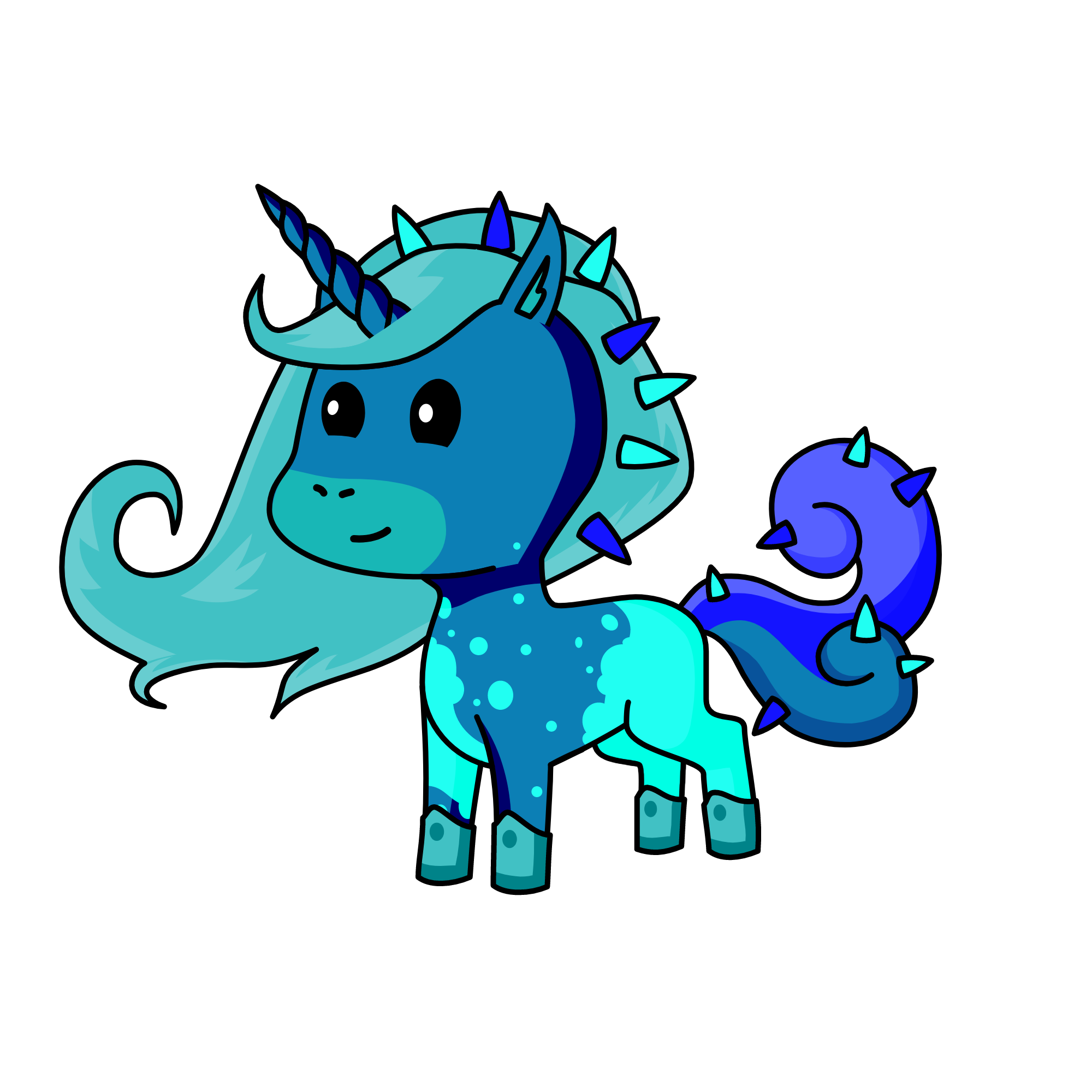 vaporeon, the unicorn