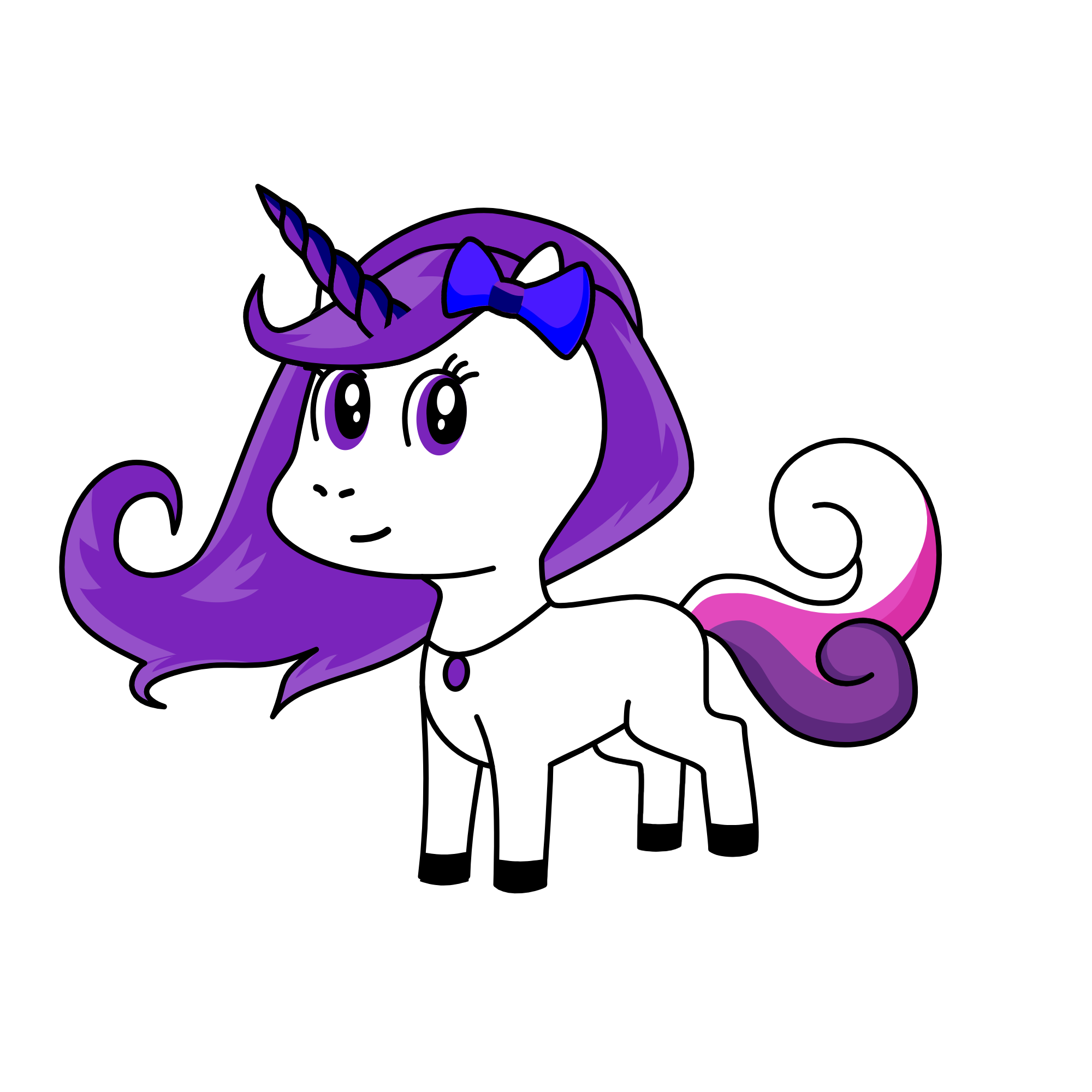 Itz Jordan loves, the unicorn