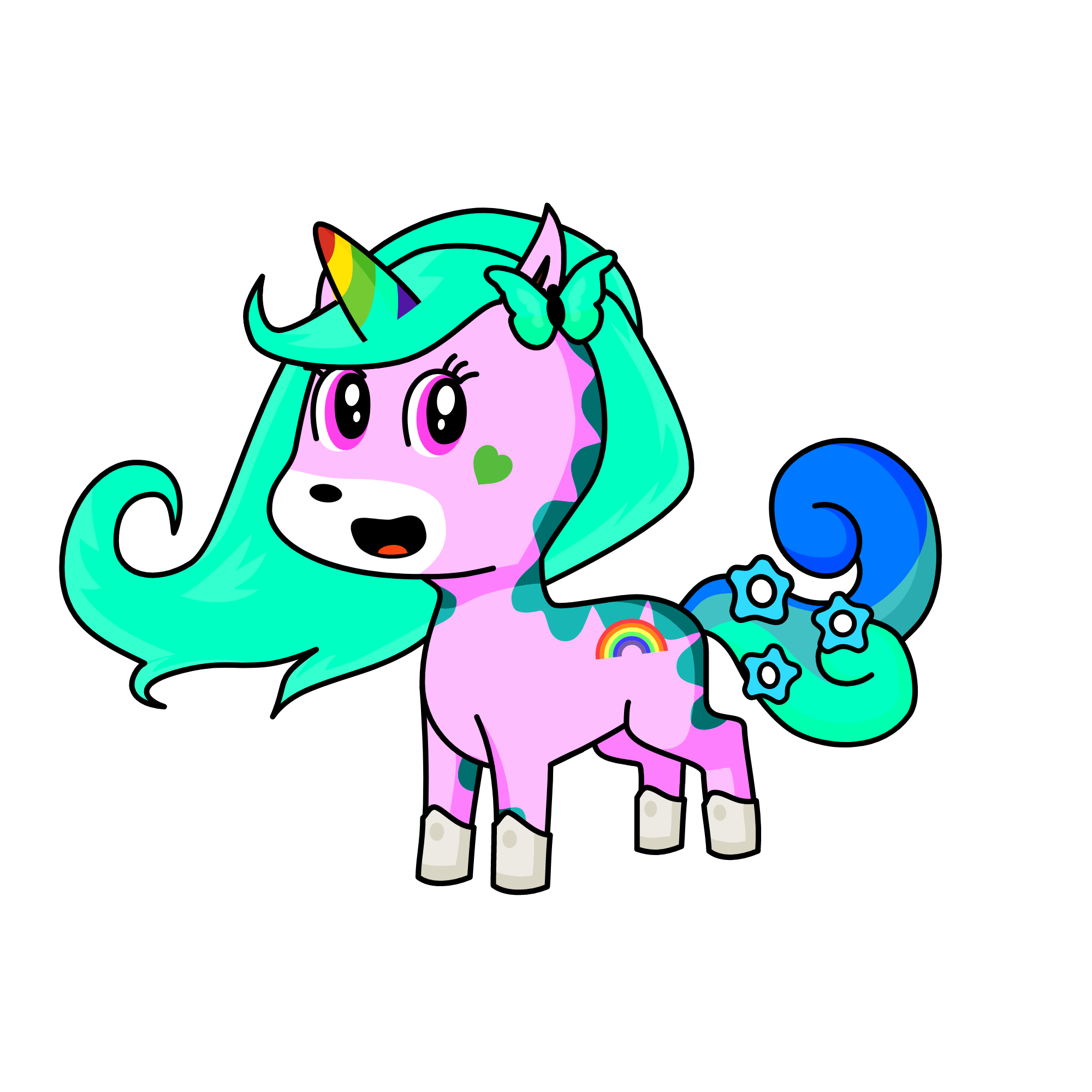 rainbow, the unicorn