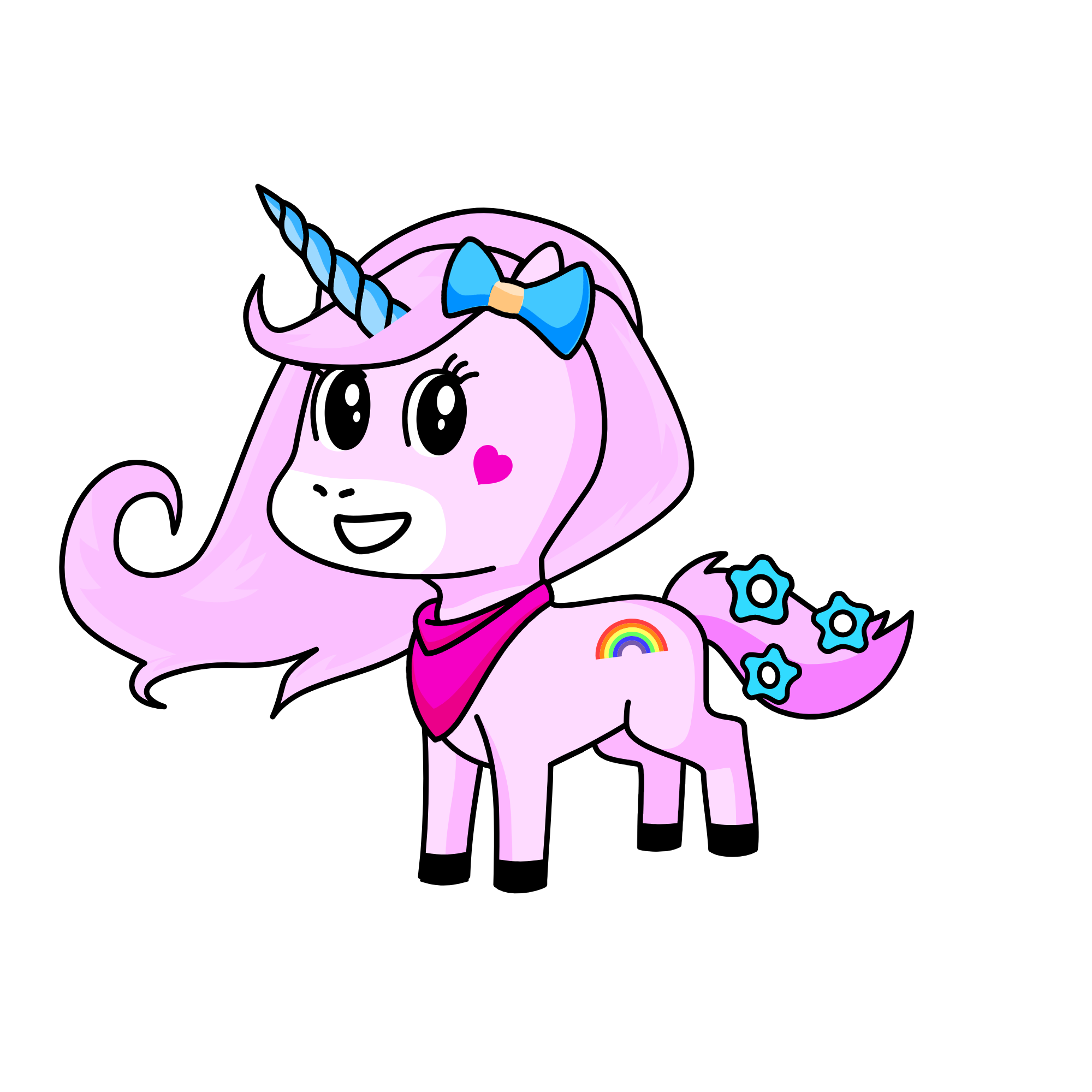 Pinkie, the unicorn