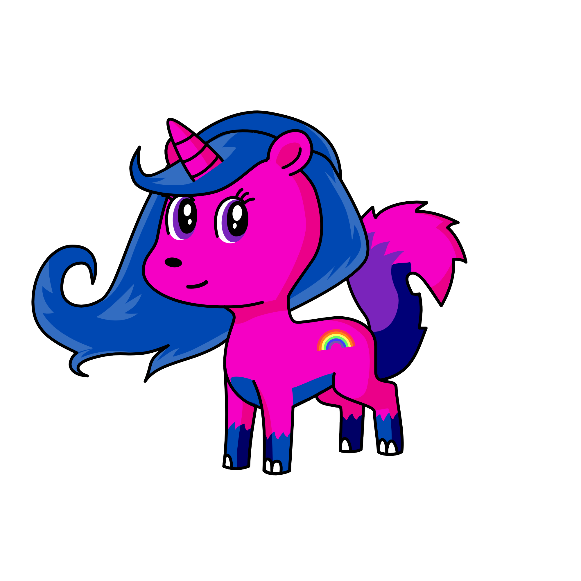 RARE! glare , the unicorn