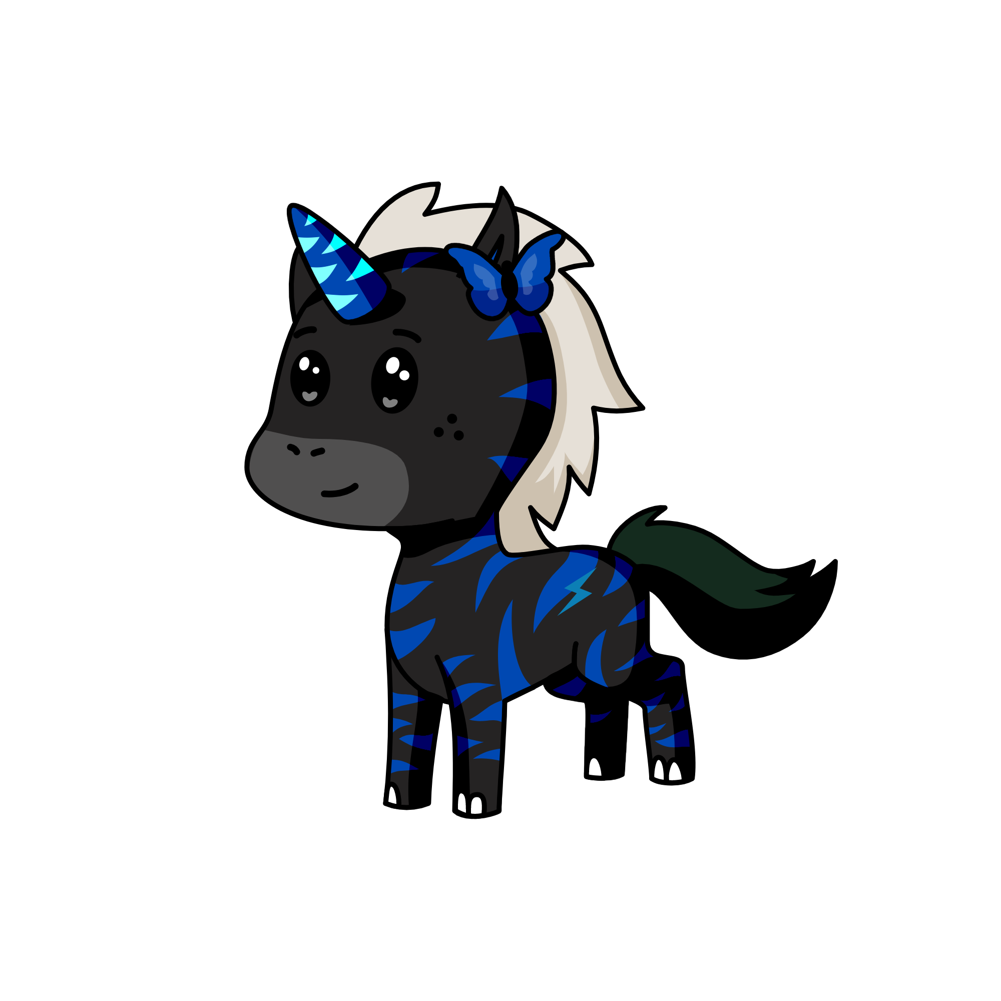 Sparkly Zeeb, the unicorn
