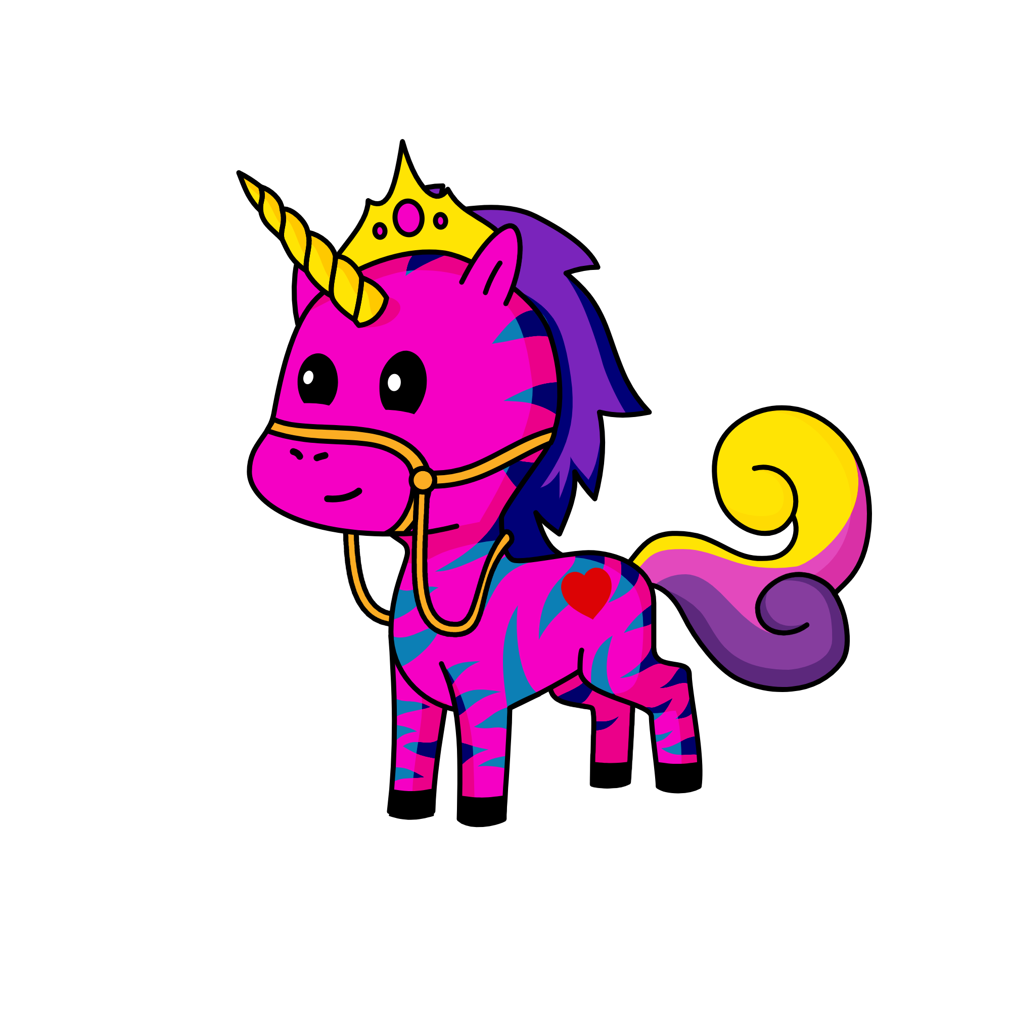 stripy, the unicorn