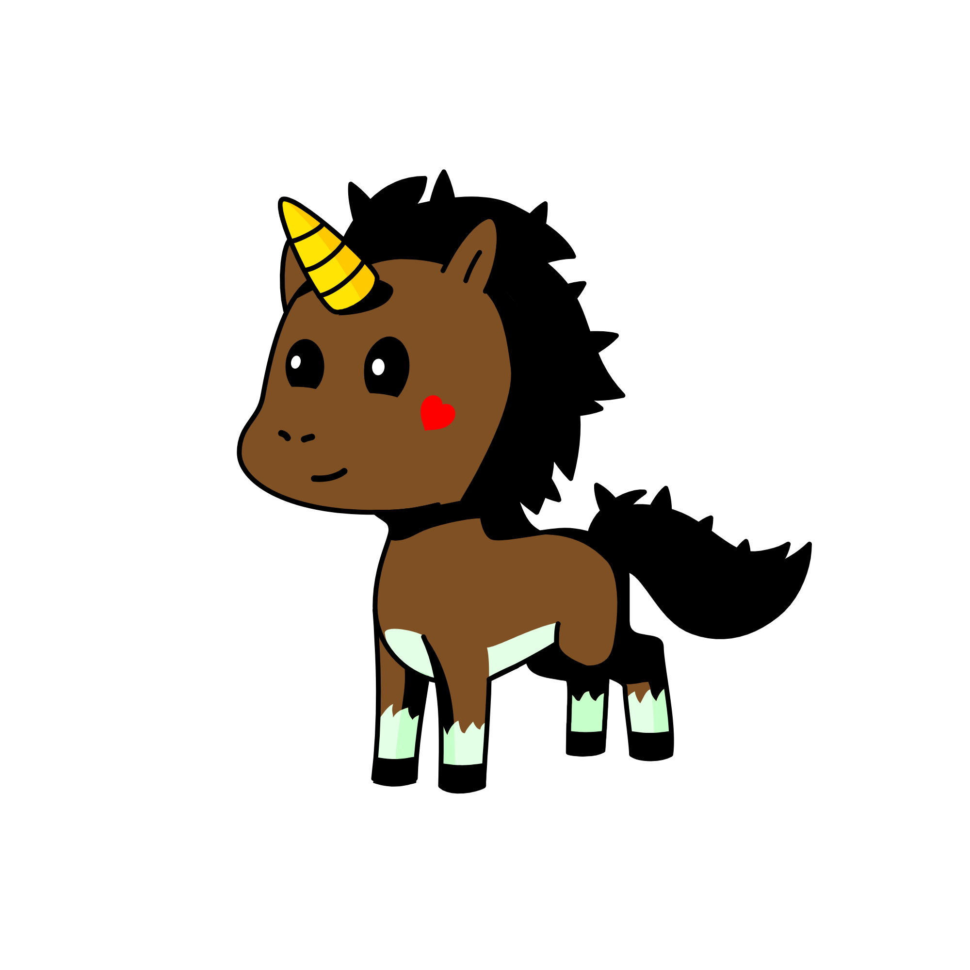 Enzy, the unicorn