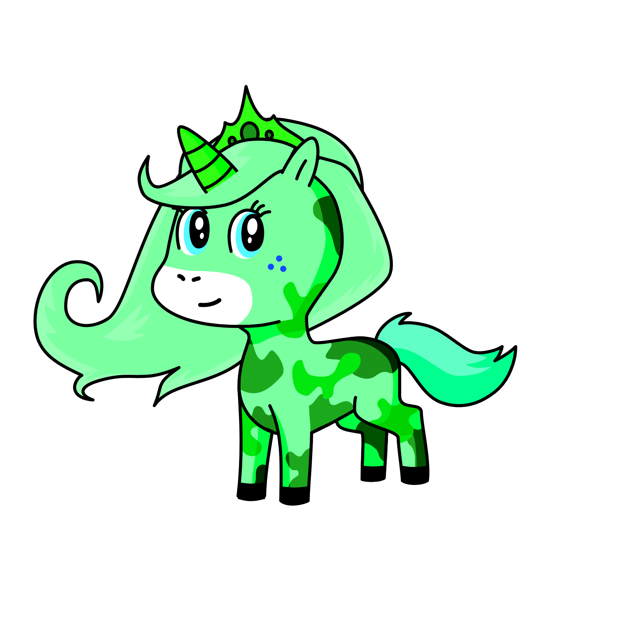 mint, the unicorn