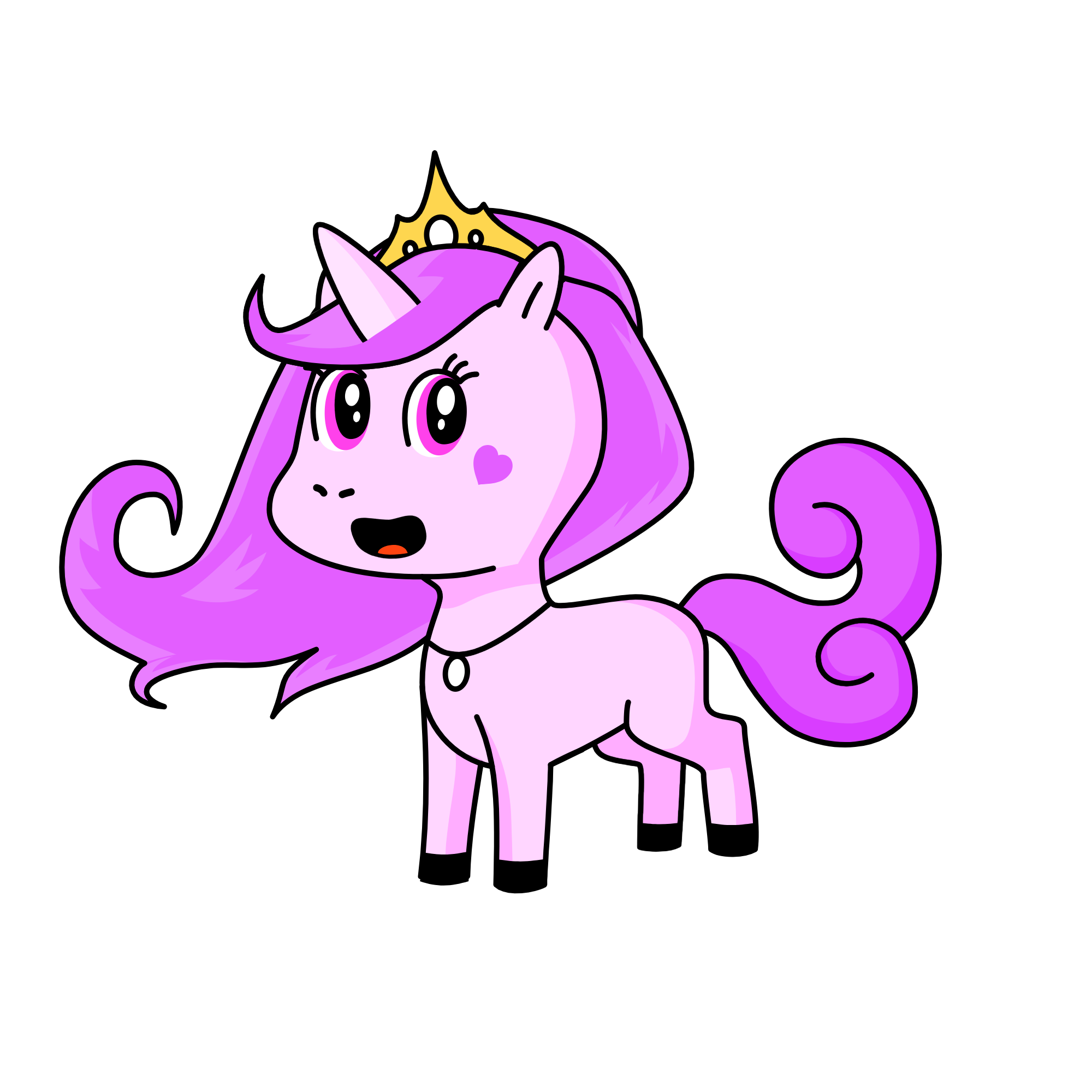sandy, the unicorn
