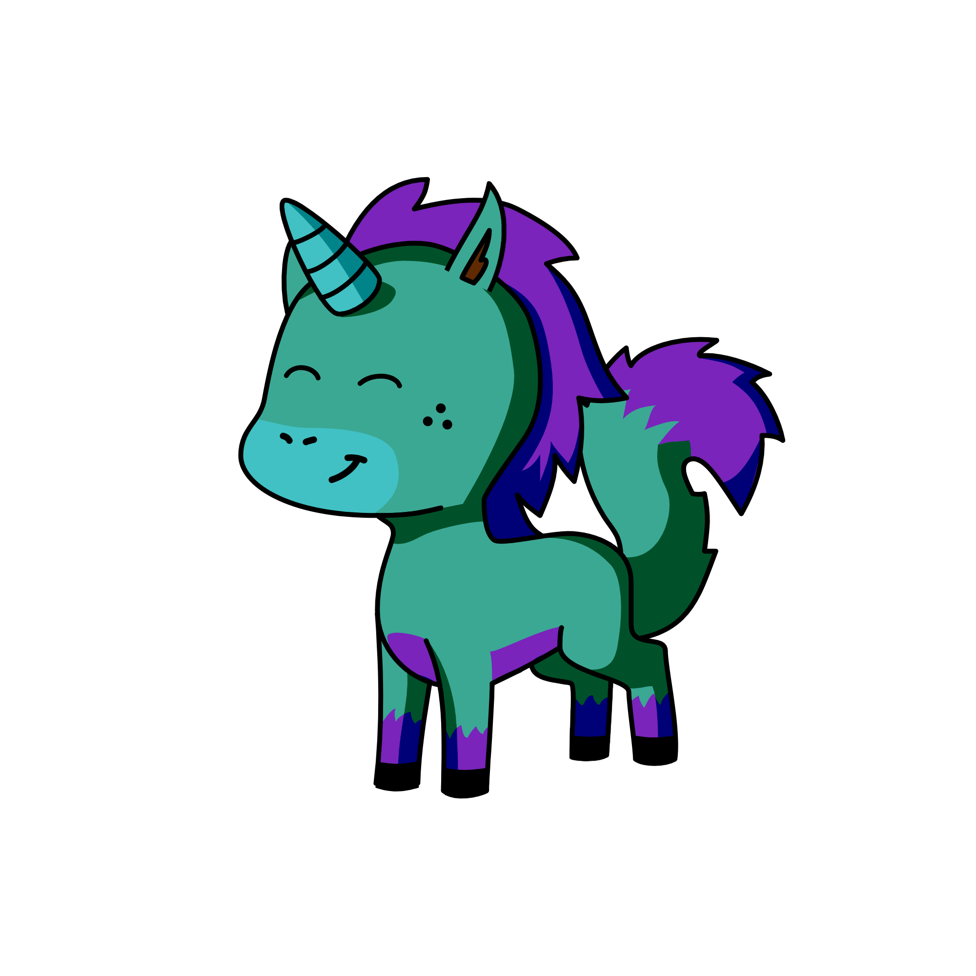 Moondust, the unicorn