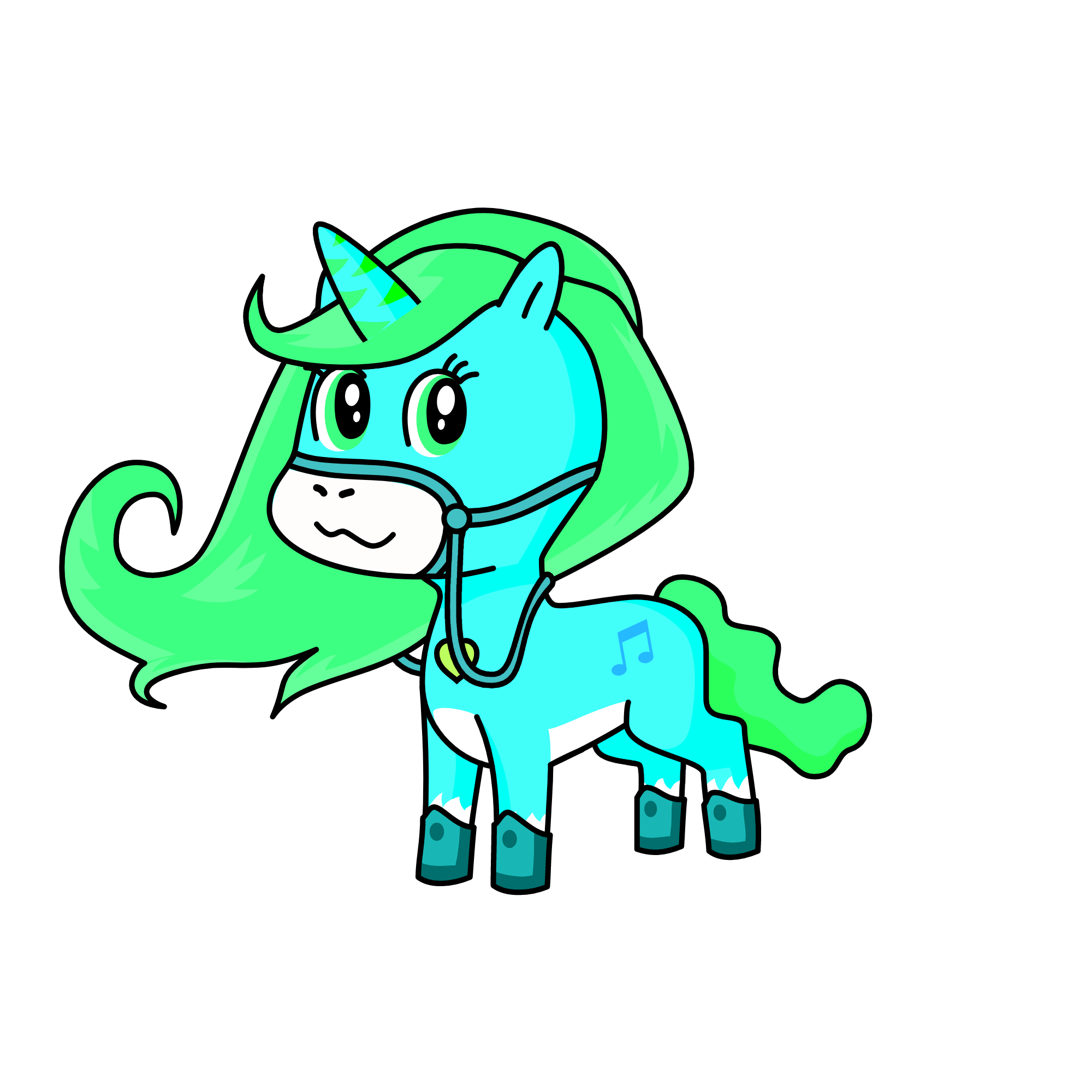 minty, the unicorn