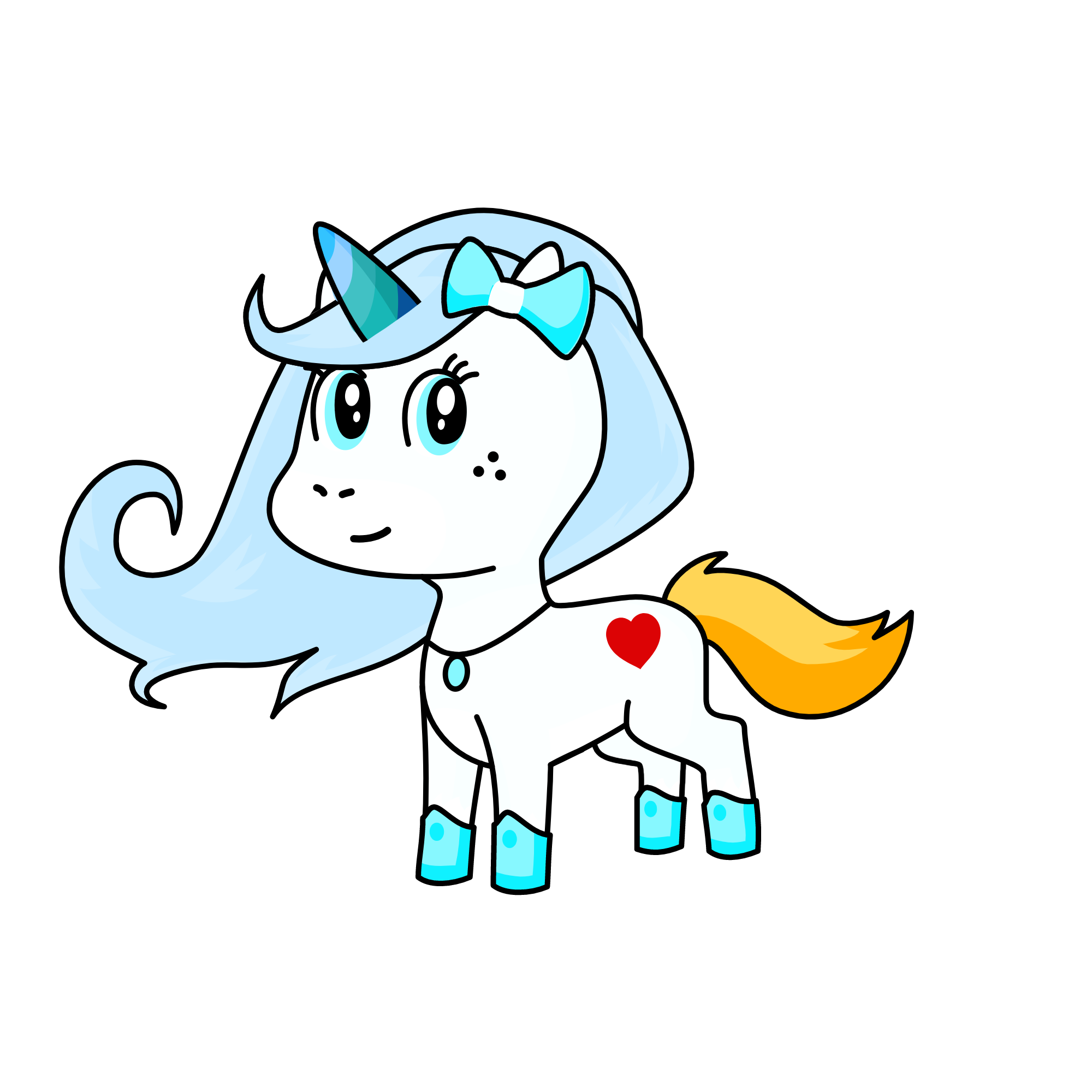winter, the unicorn