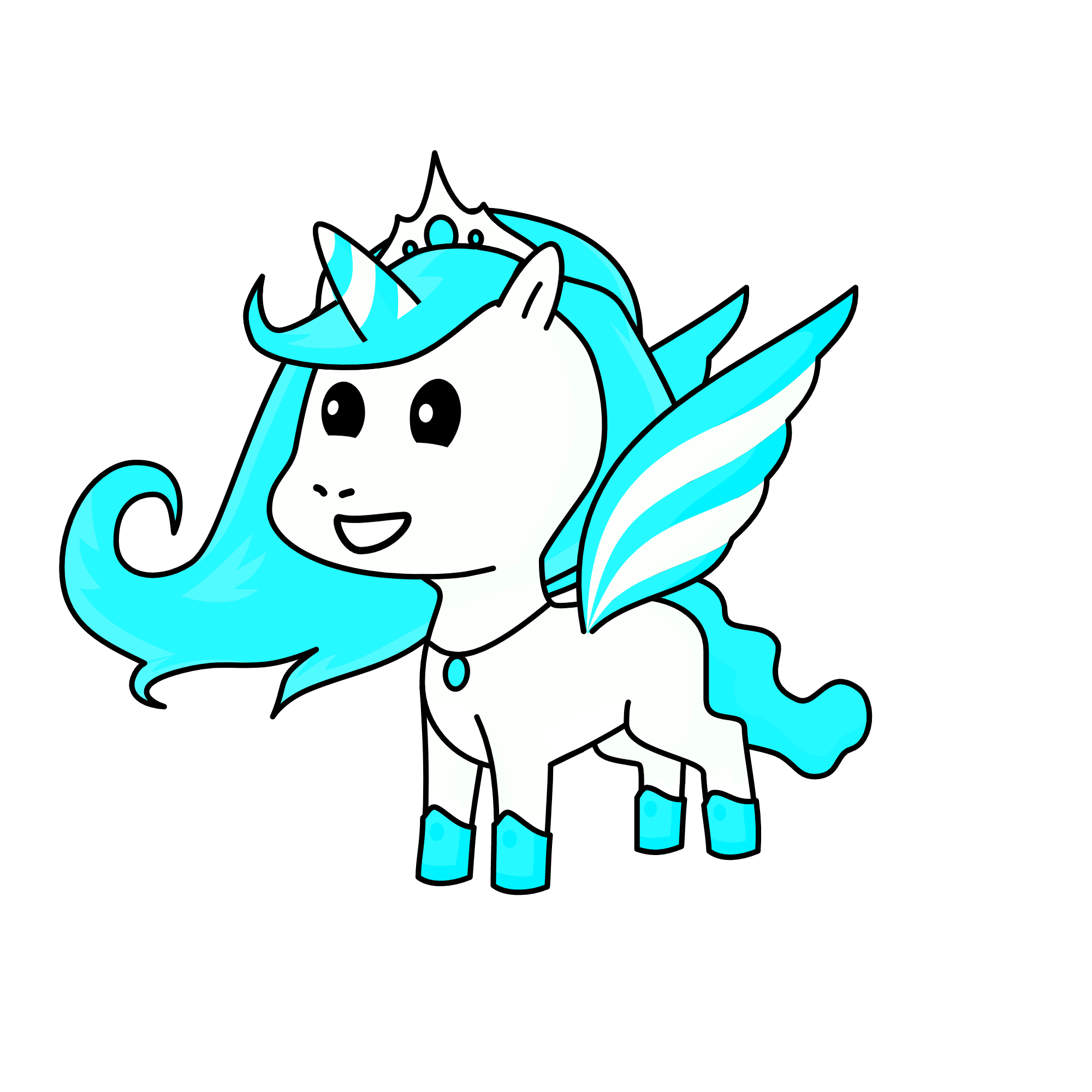 Princess Winter, the unicorn