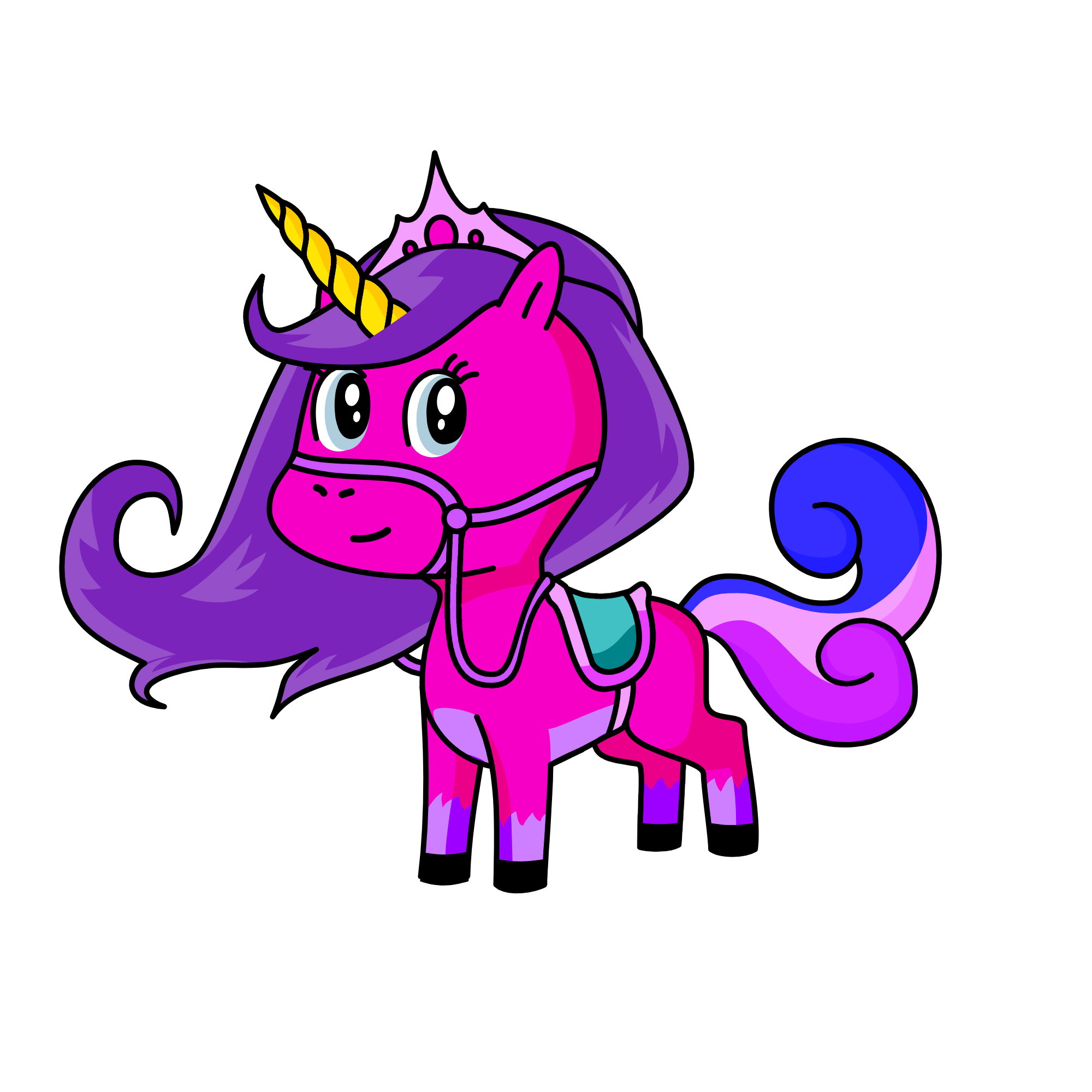 princess, the unicorn