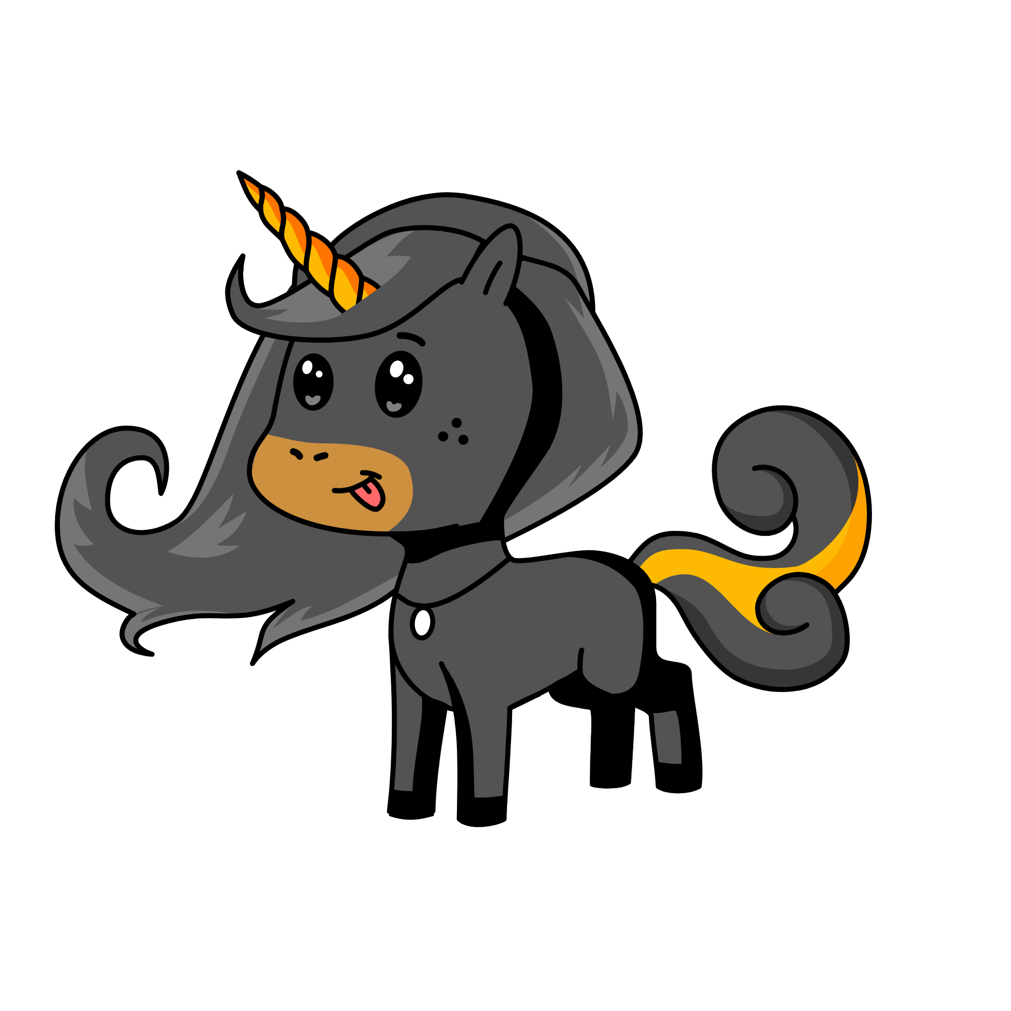 Stardust, the unicorn