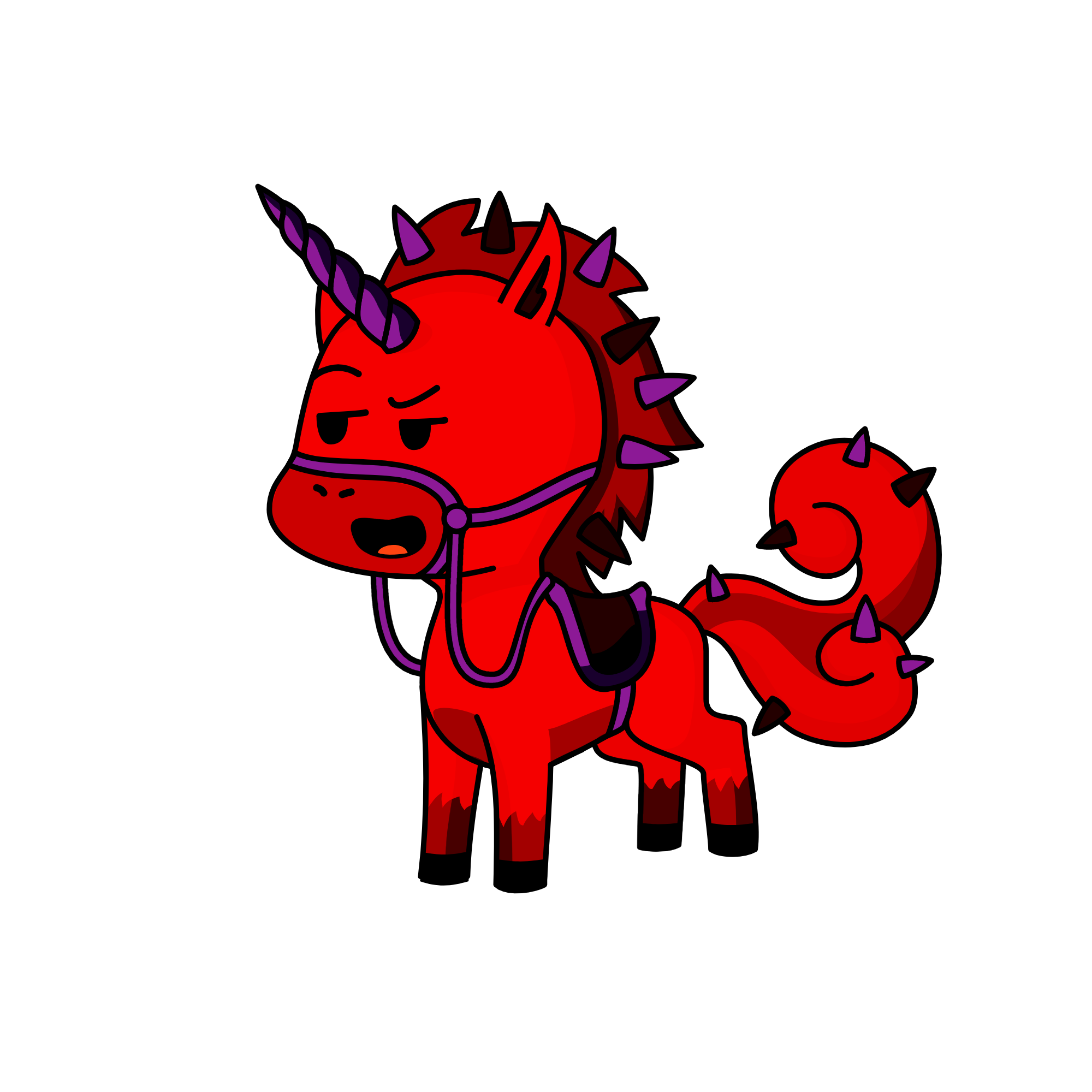 BLOODY THE CORRUPTED UNICORN, the unicorn