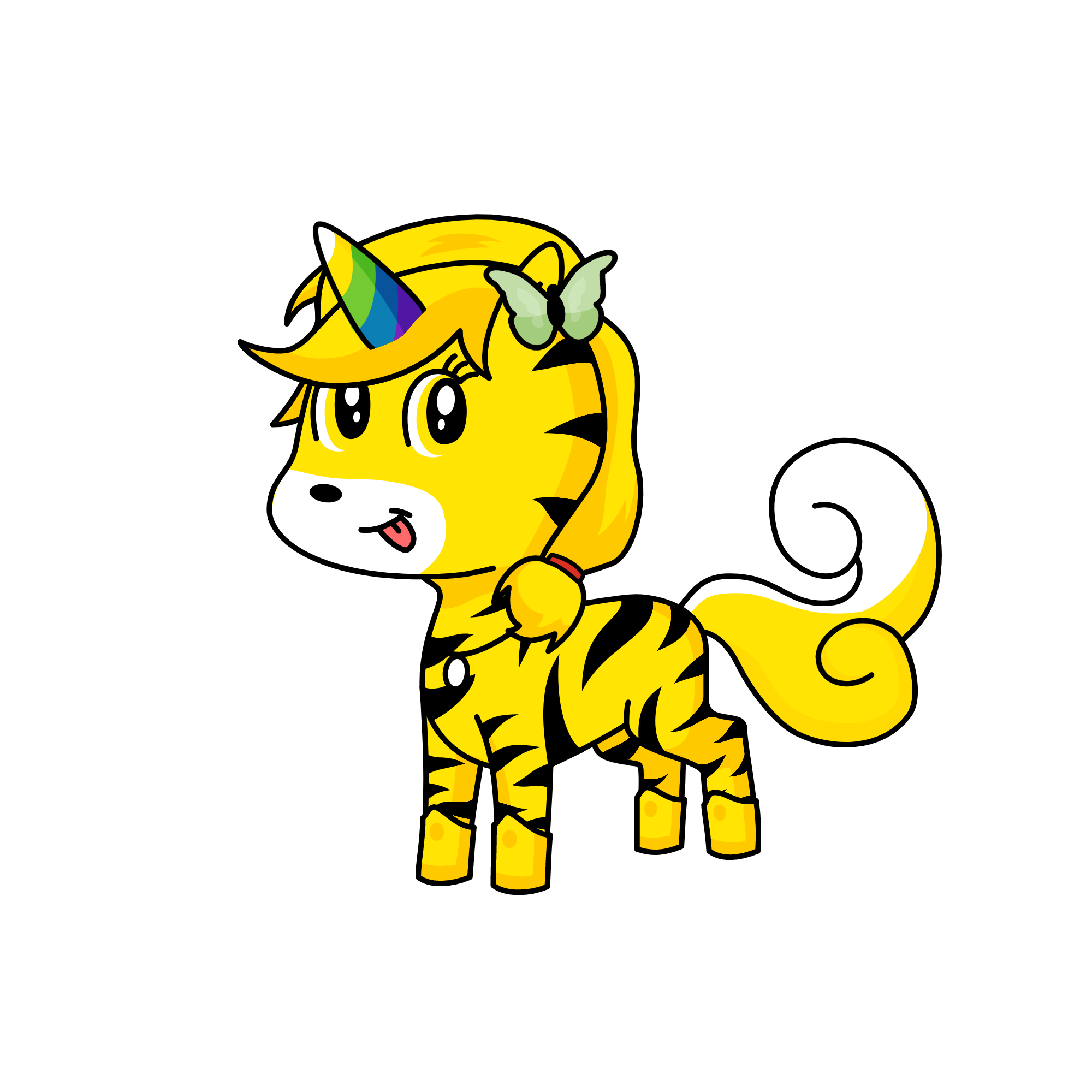 fluufy, the unicorn