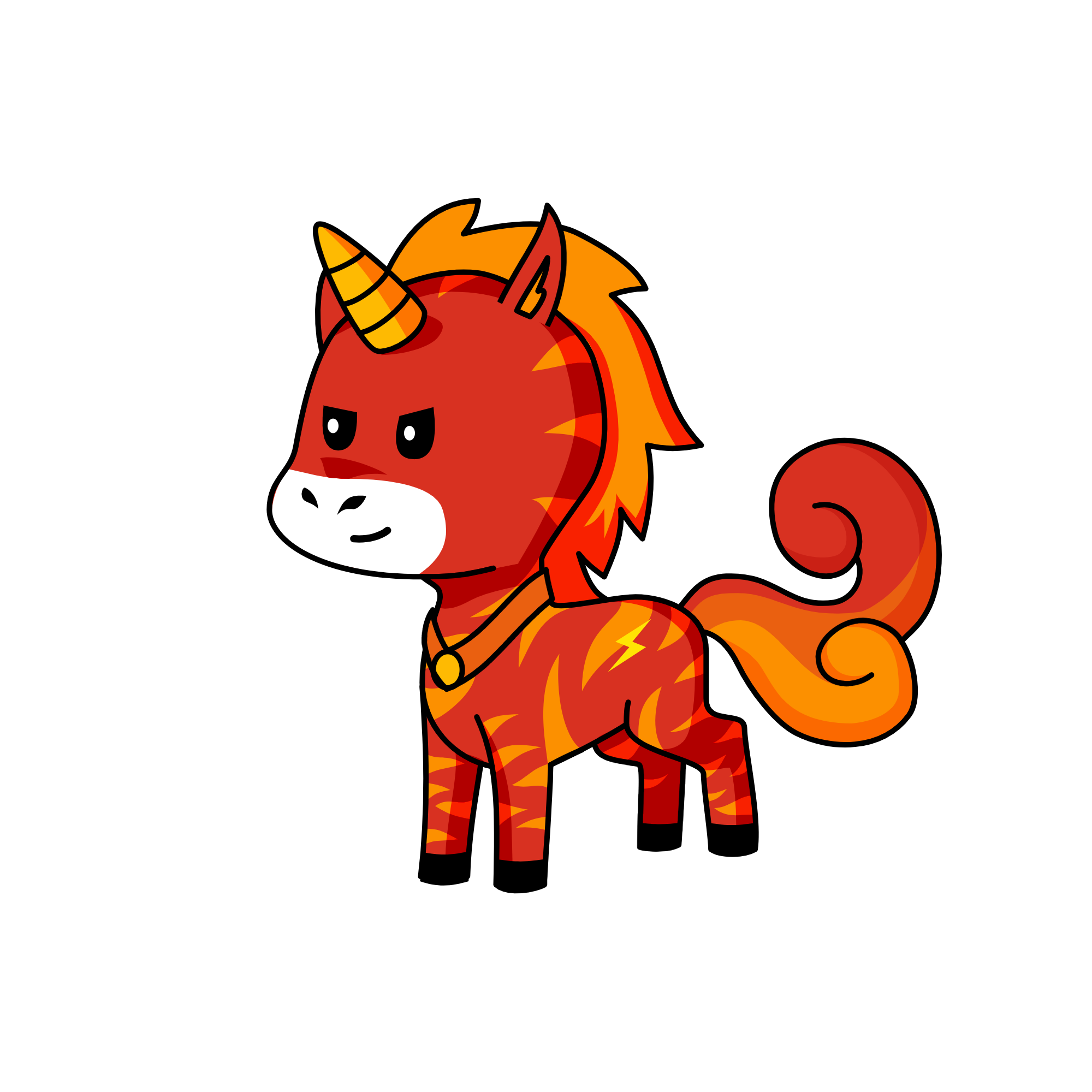 Flame, the unicorn