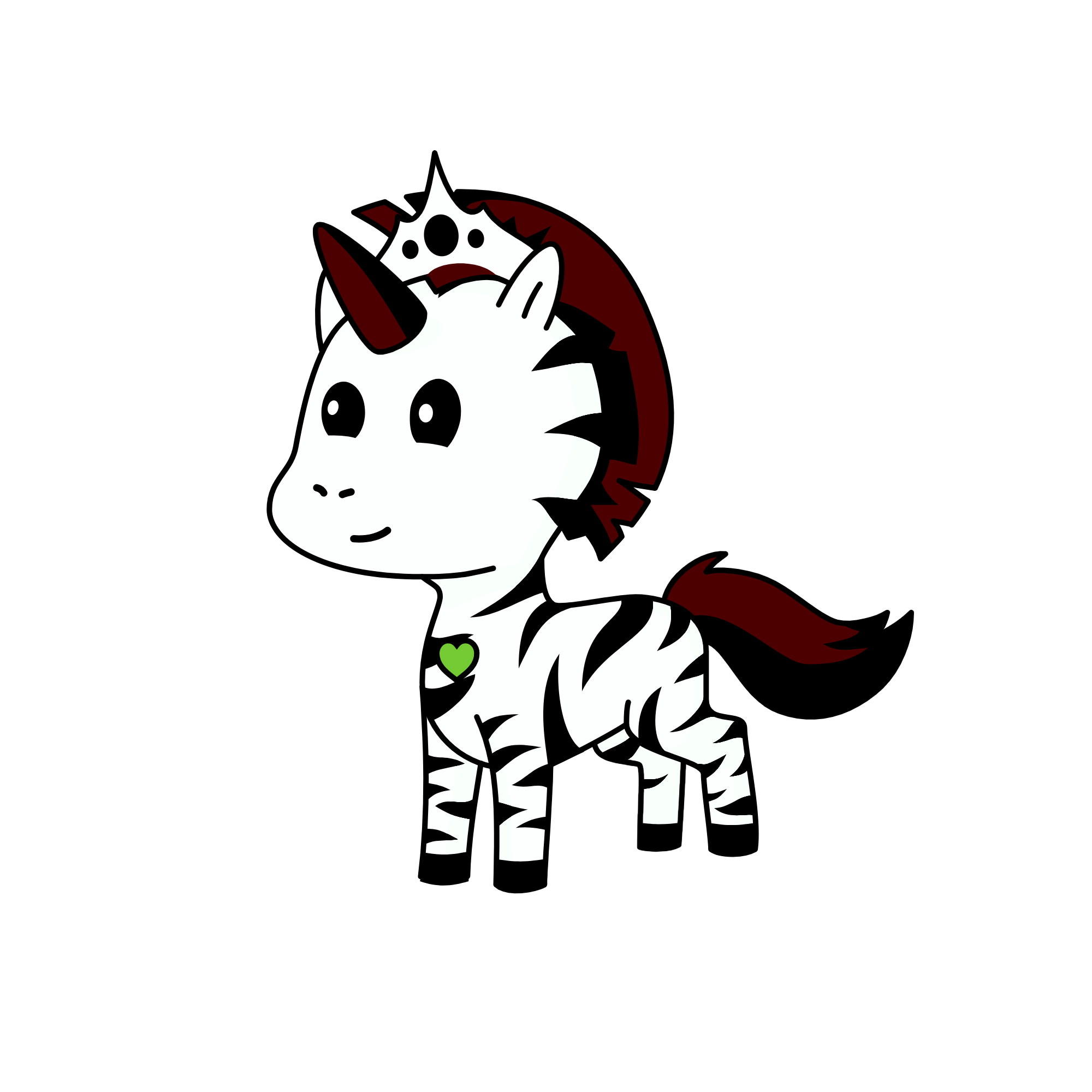 lightning zebra, the unicorn