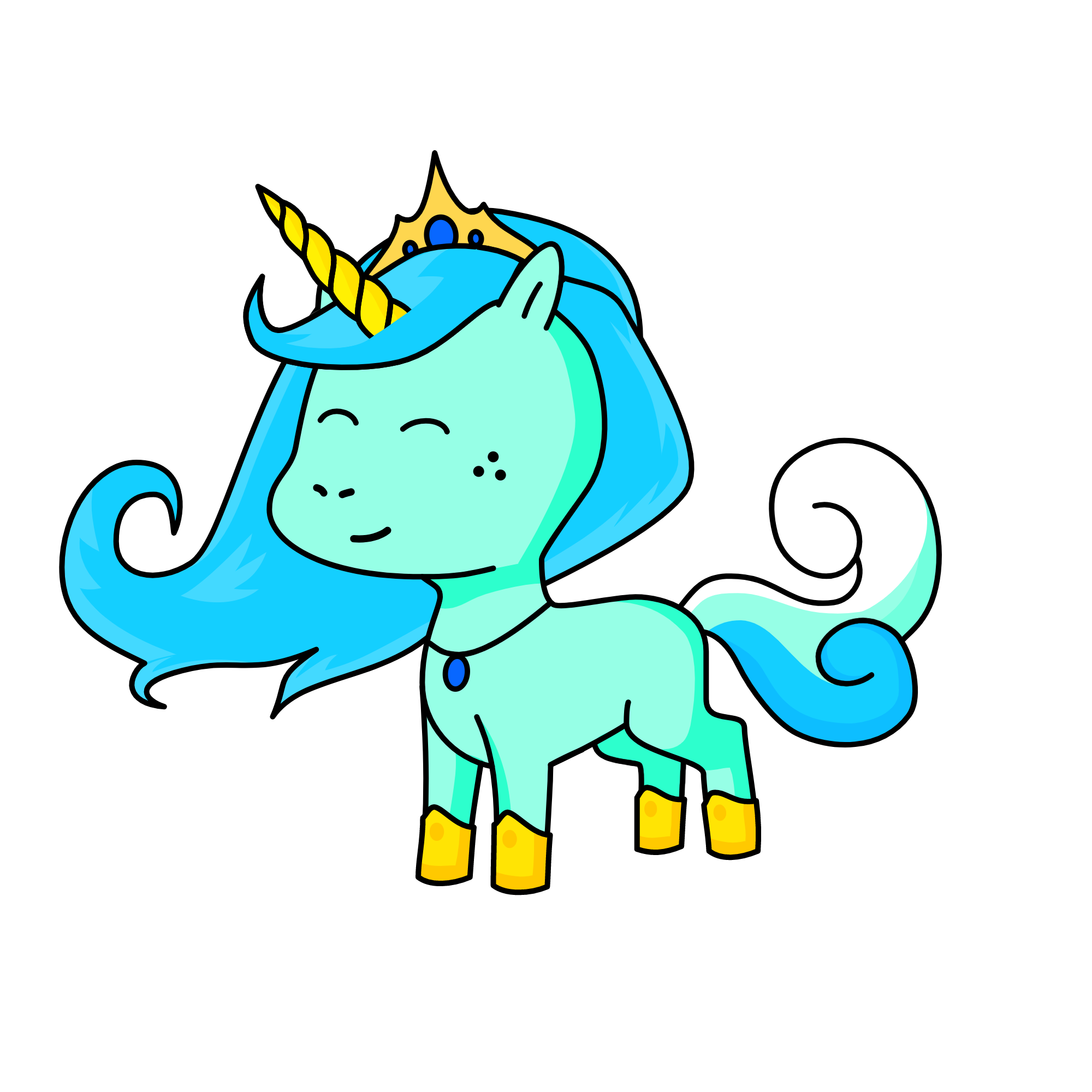 Queen Aquata, the unicorn