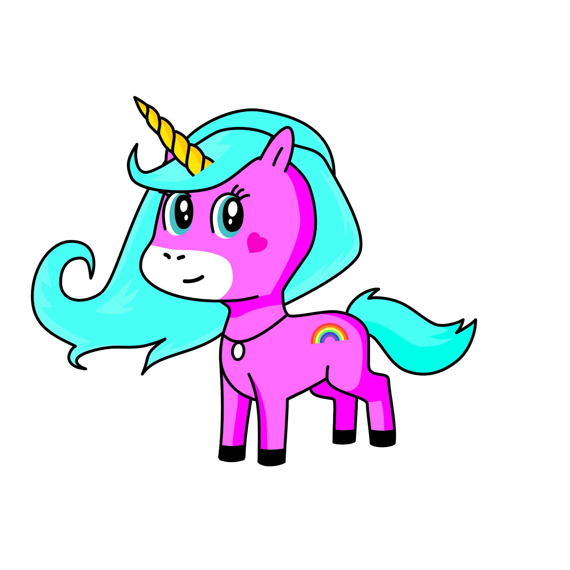 candy, the unicorn