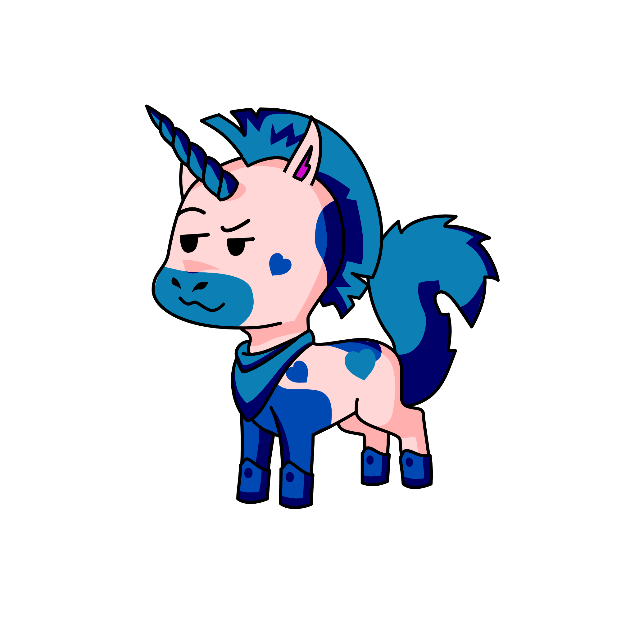 Spunky, the unicorn