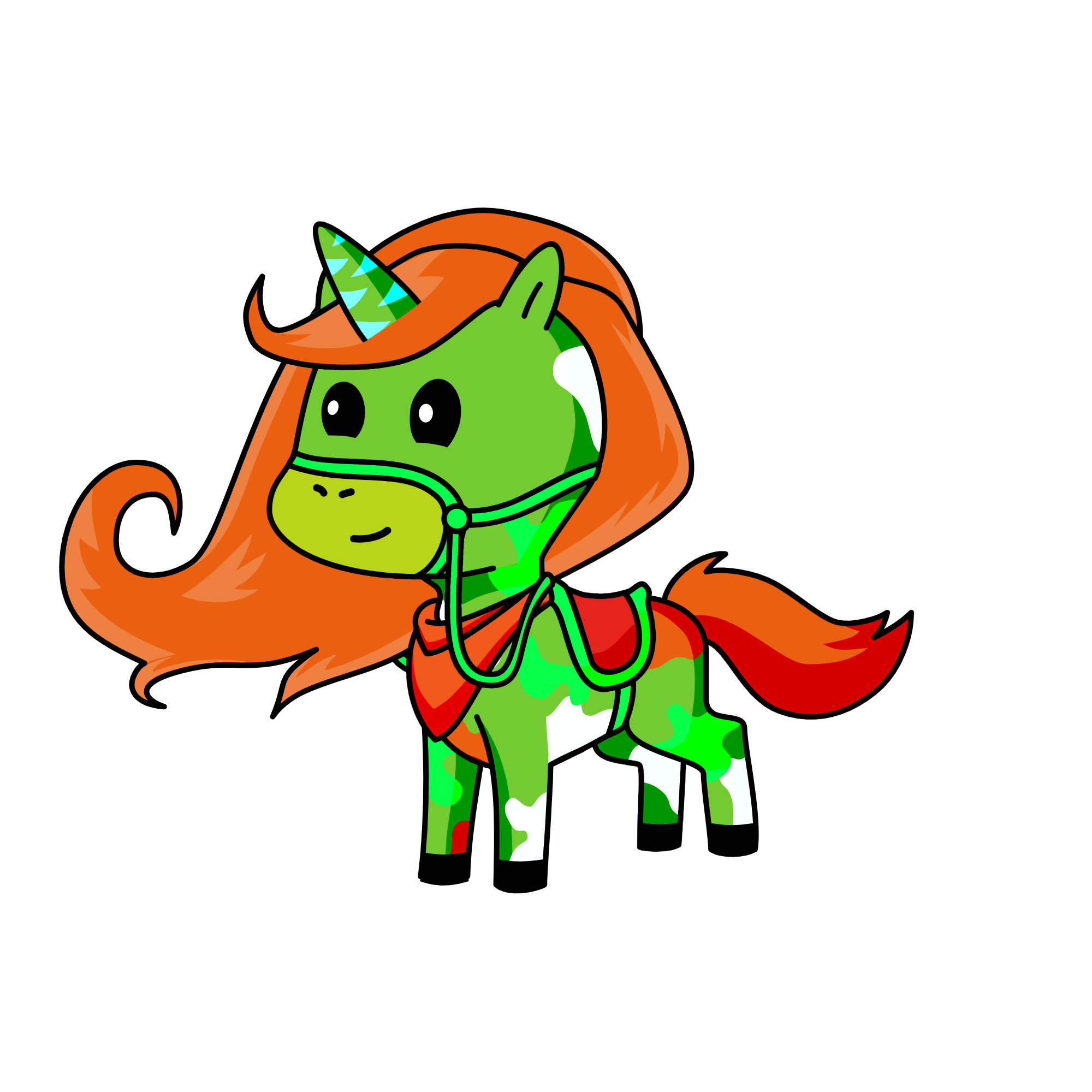 Watermaelon, the unicorn