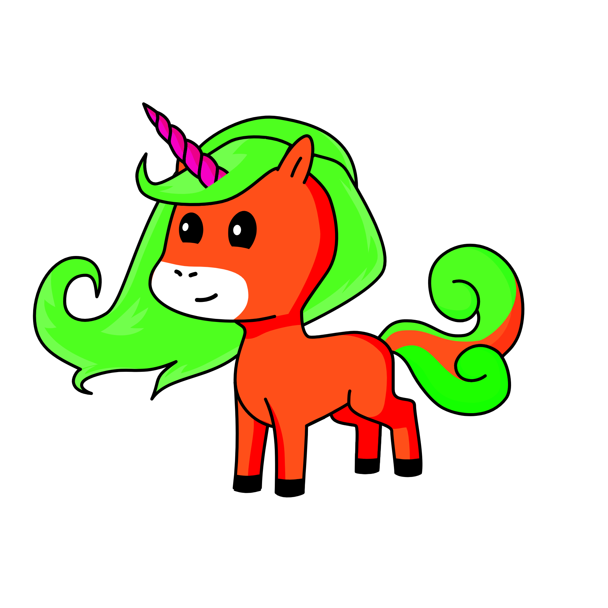 strawberry, the unicorn