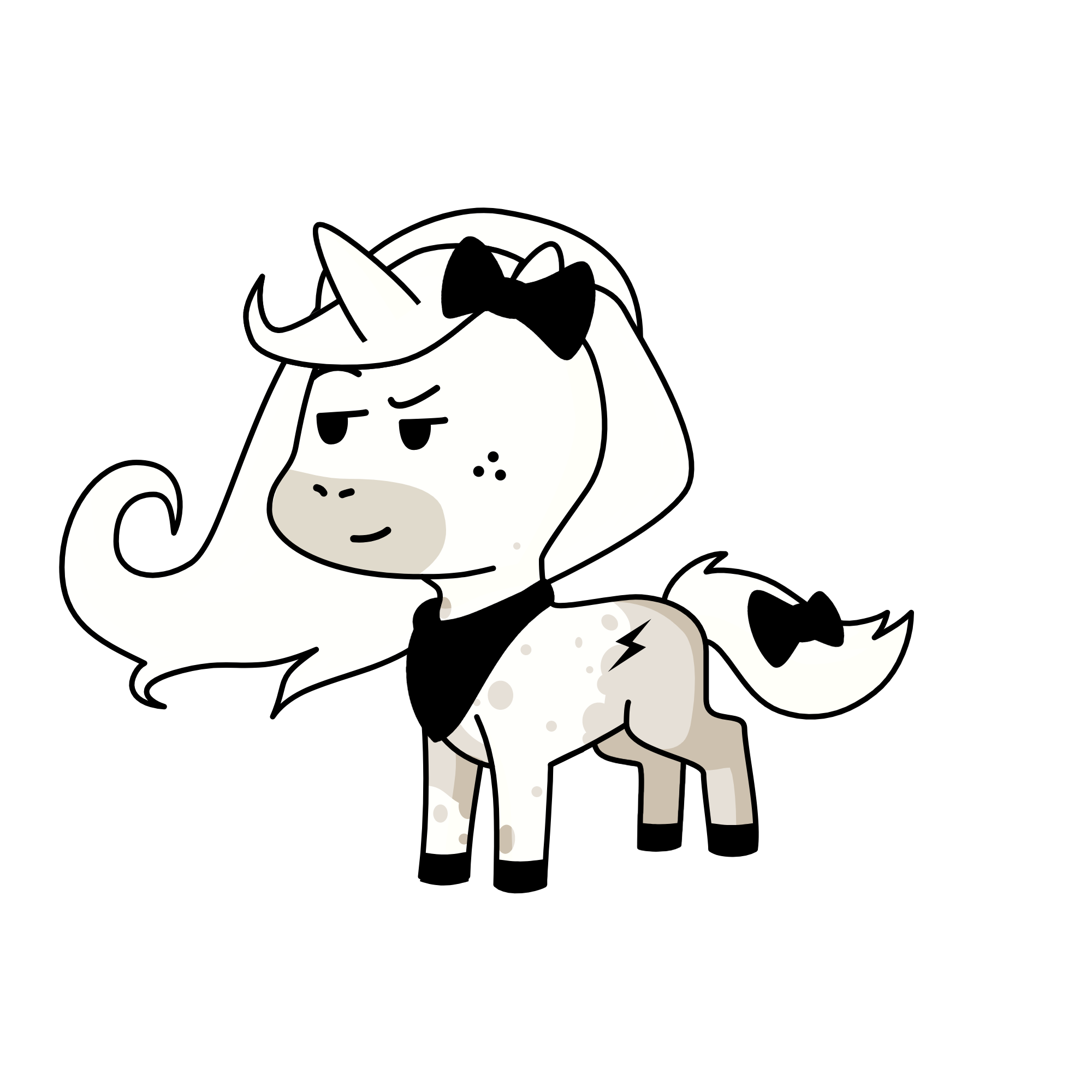 Dasher, the unicorn