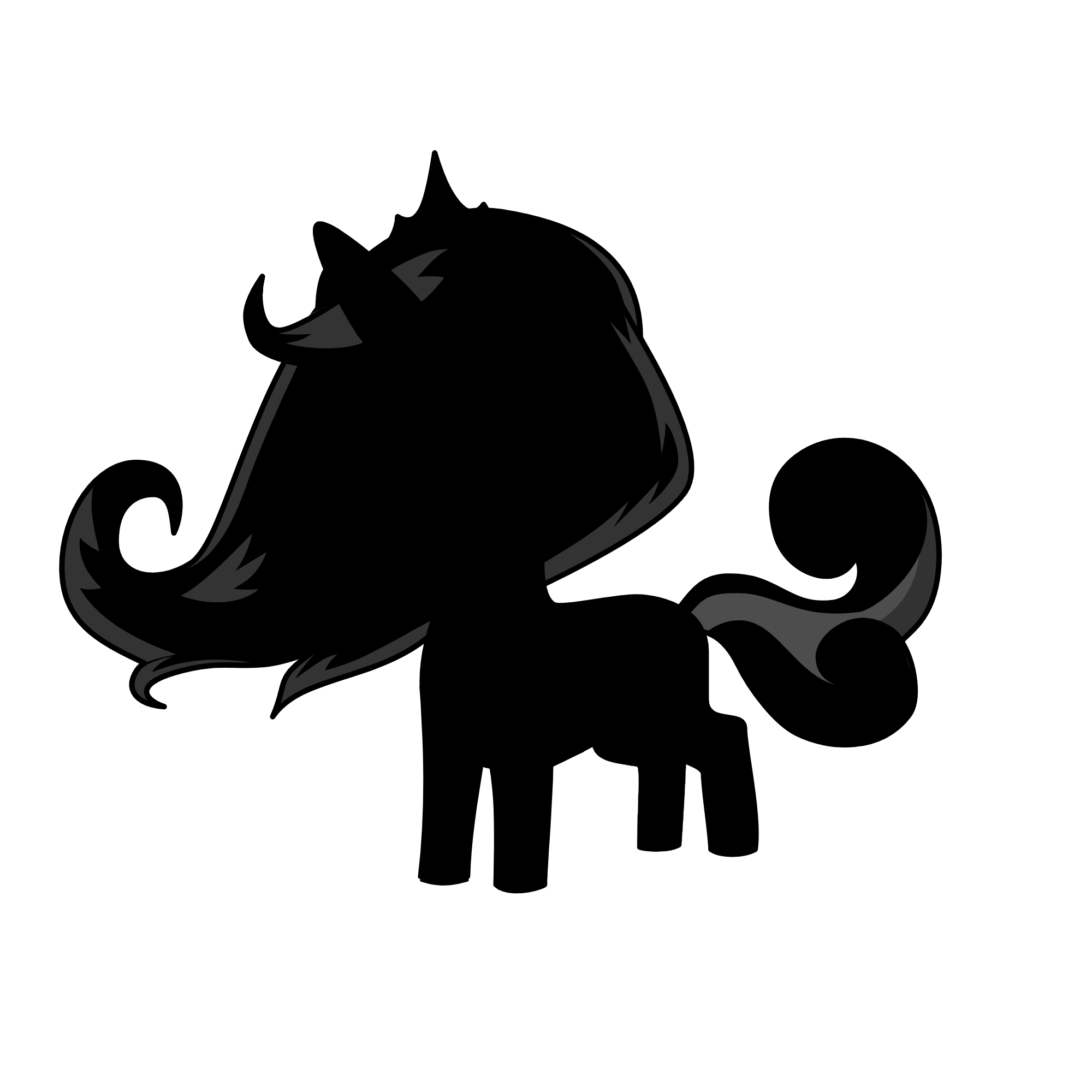 Just a Shadow to you, the unicorn