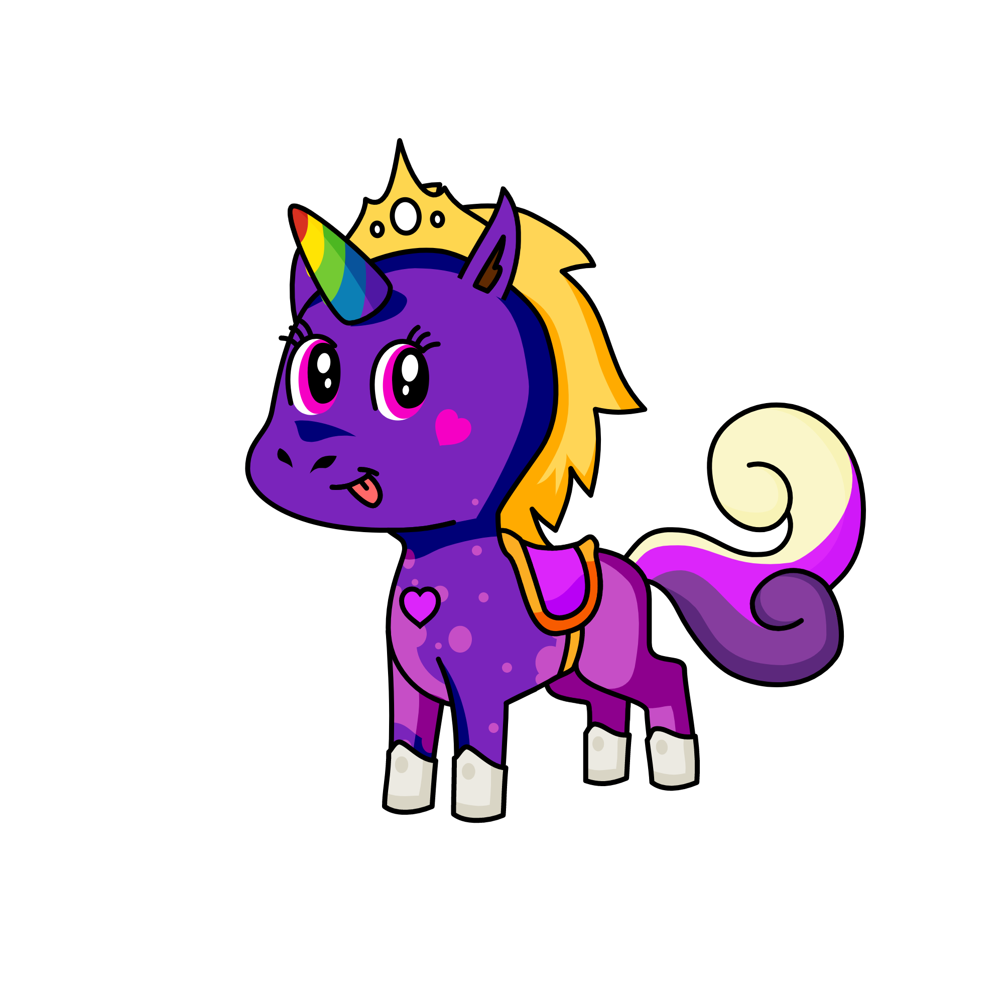 purple pie🌷🥰, the unicorn