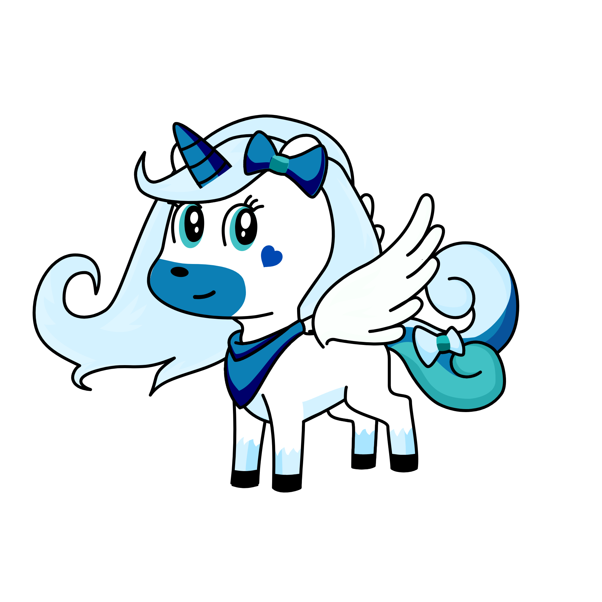 Snowy, the unicorn
