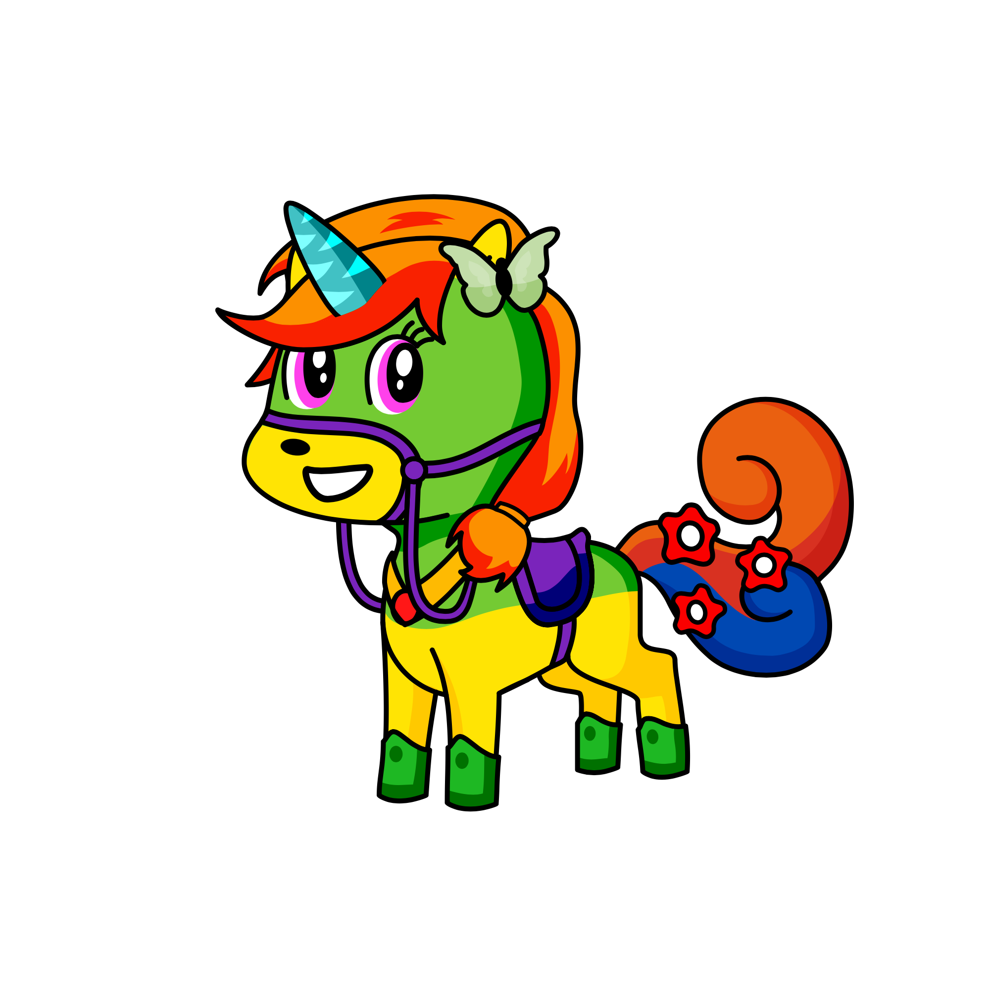 Lady Sparkles, the unicorn