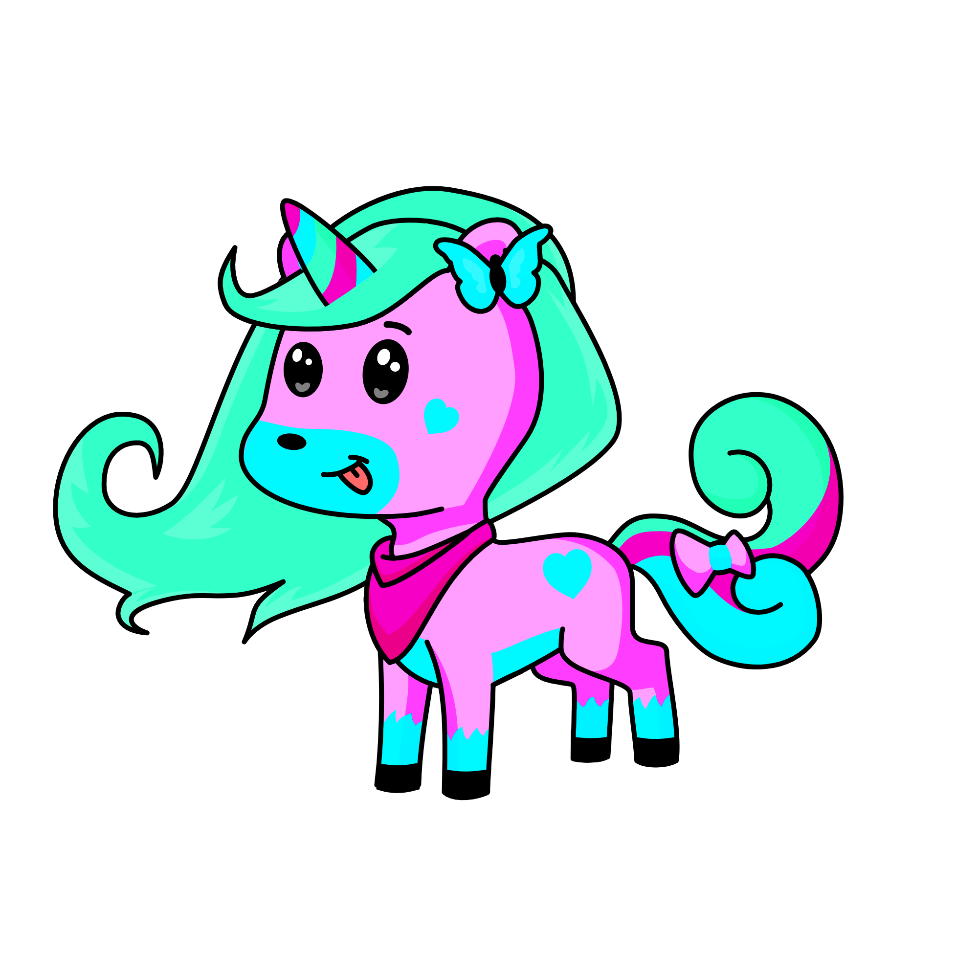 Mintycorn, the unicorn