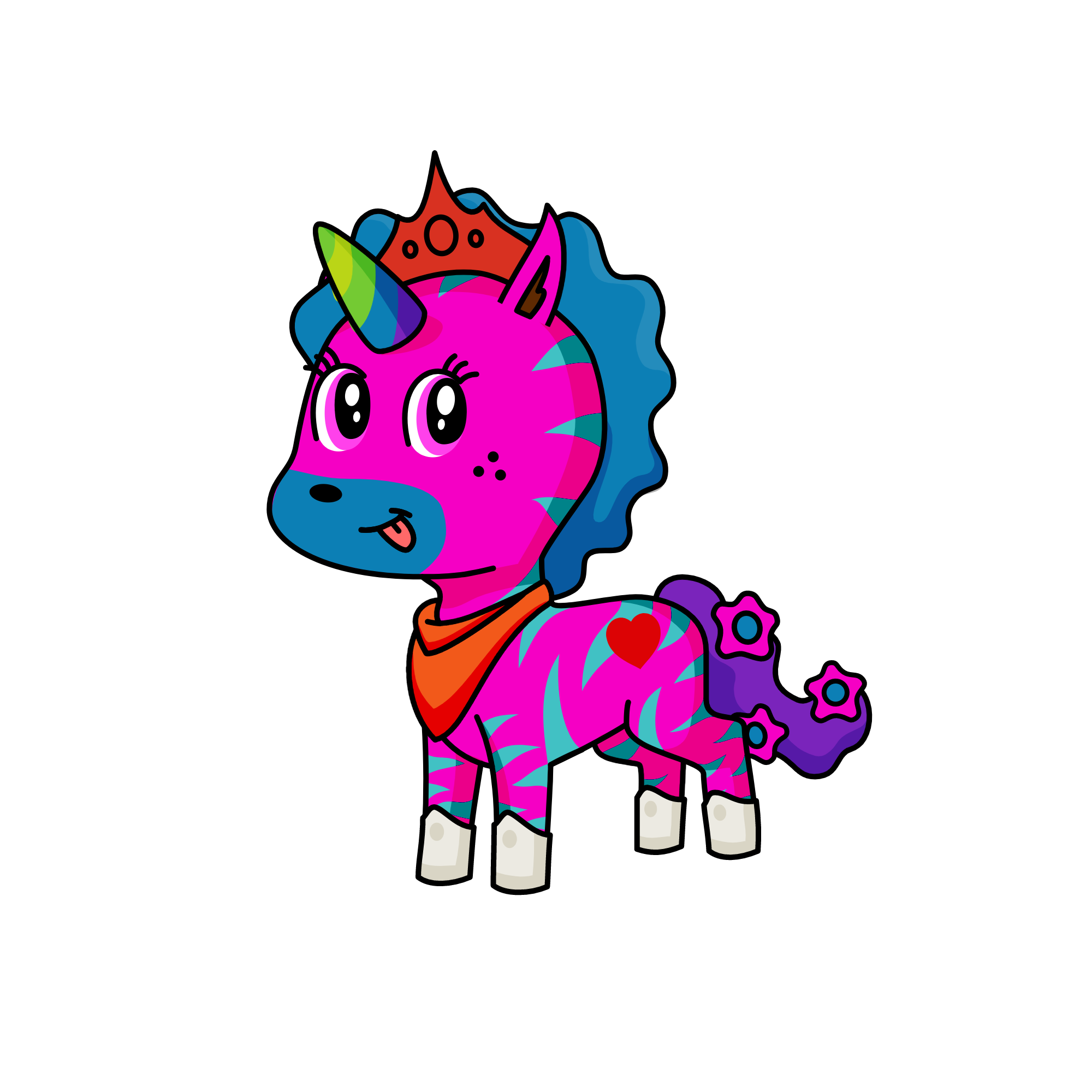 QUEEN, the unicorn