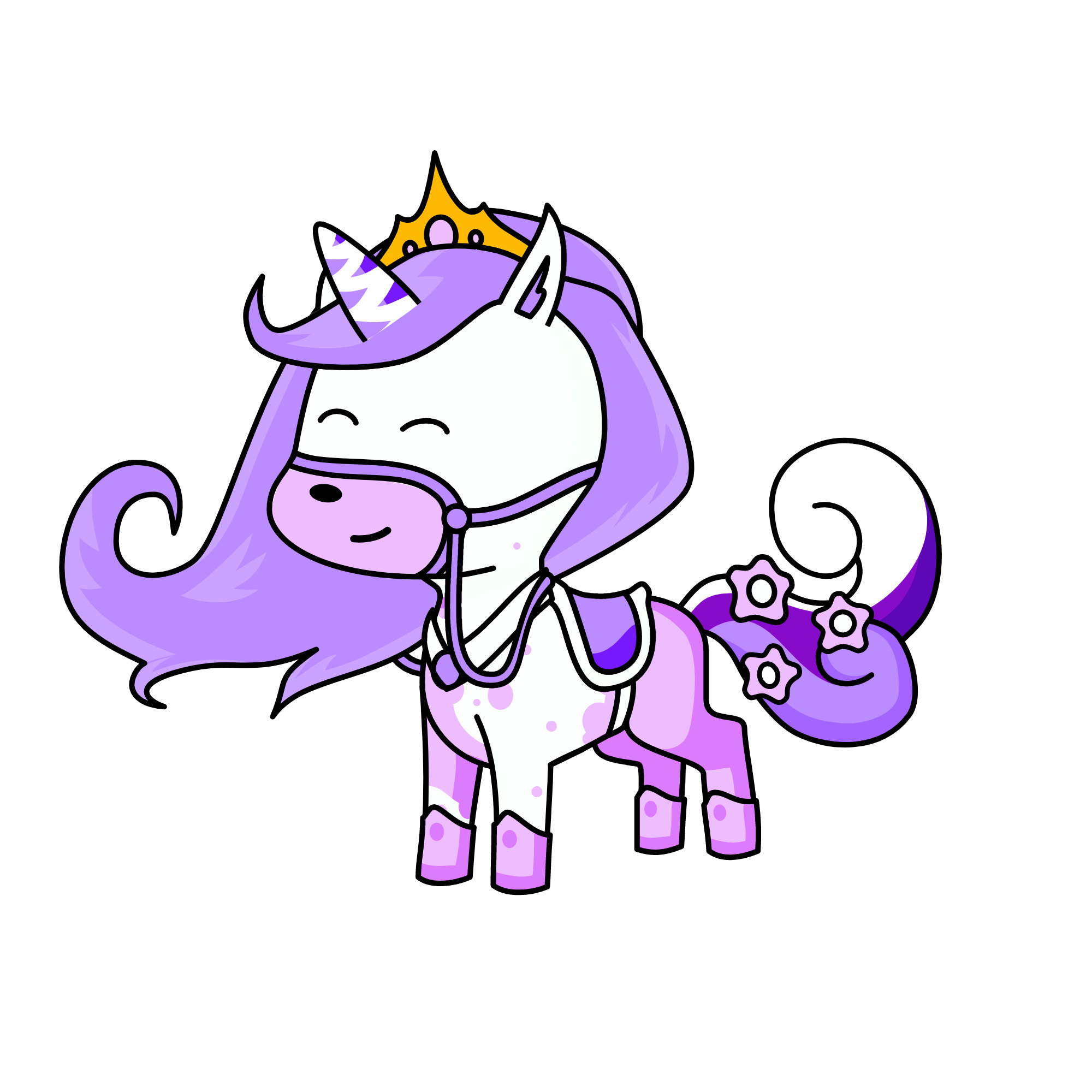 violet, the unicorn