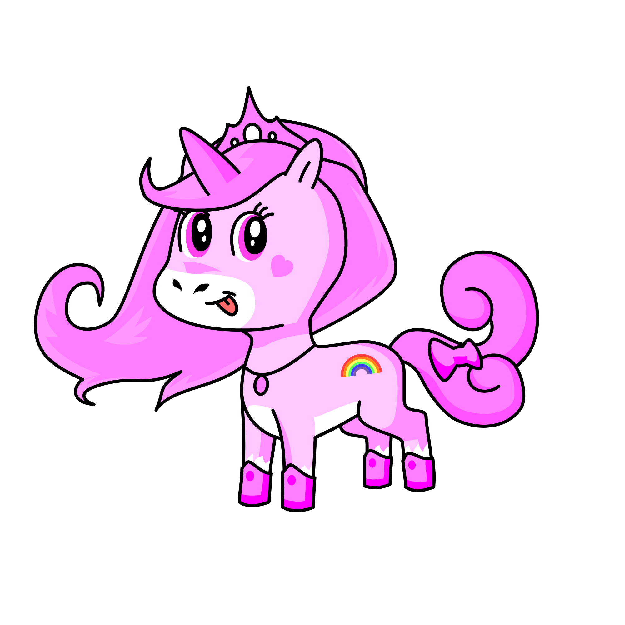 pinki, the unicorn