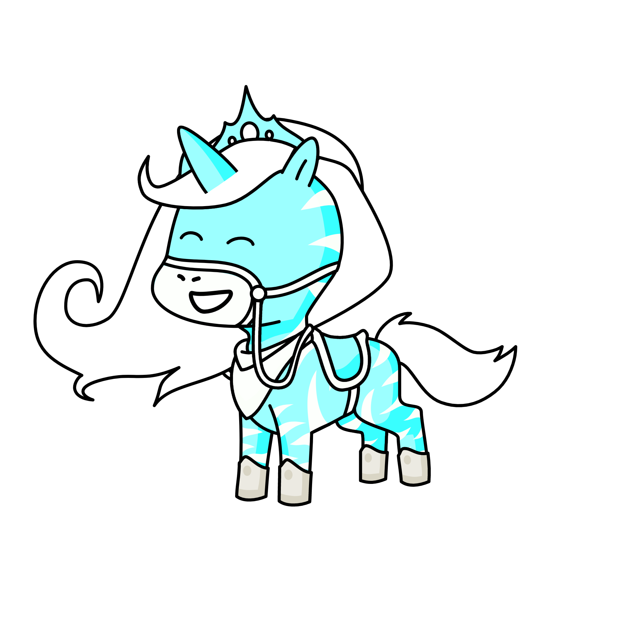 Ice Uni, the unicorn
