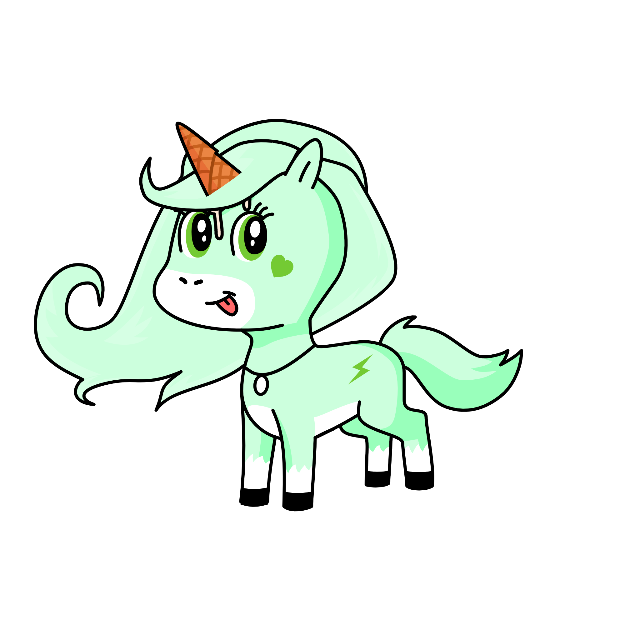 mint, the unicorn