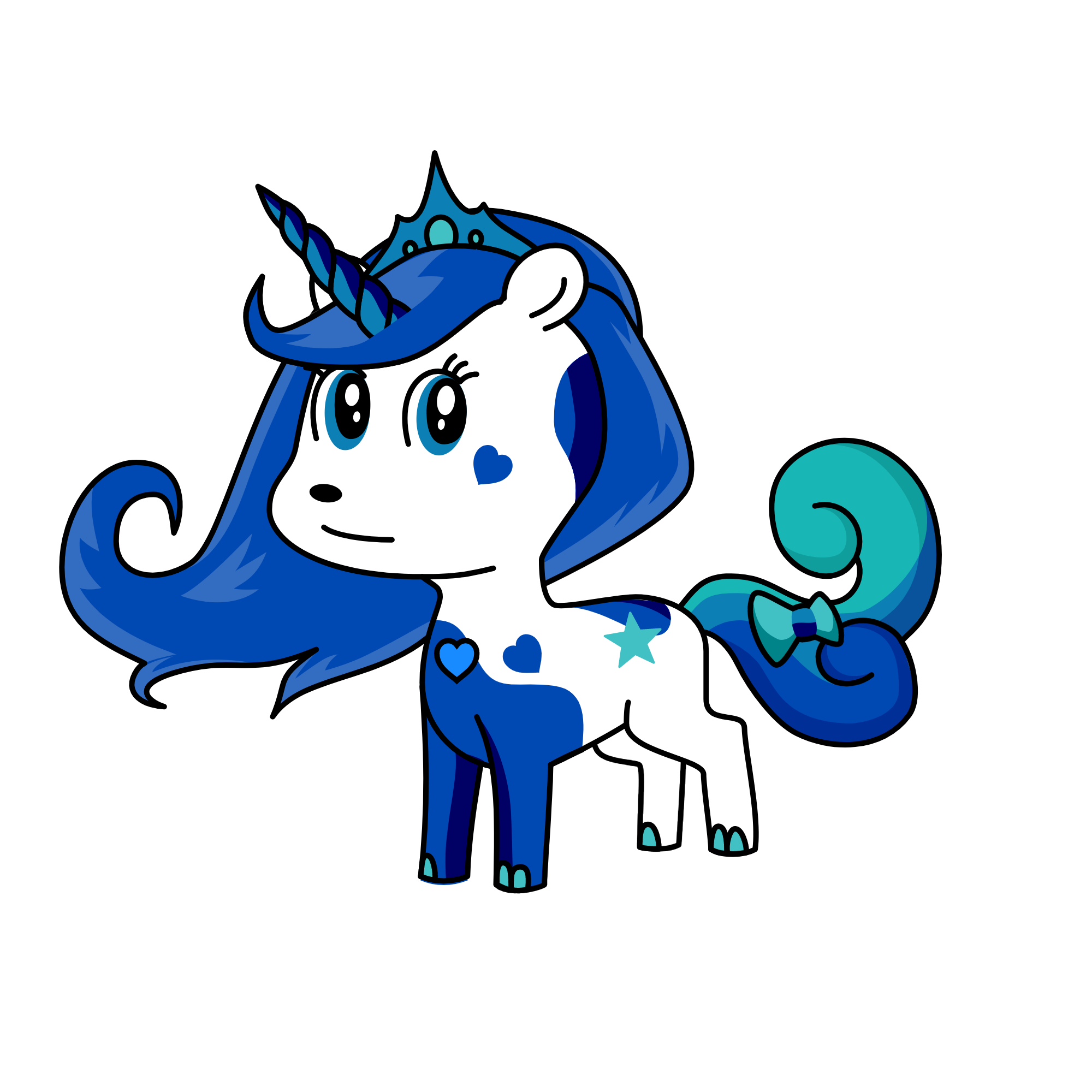 Queen_Night, the unicorn